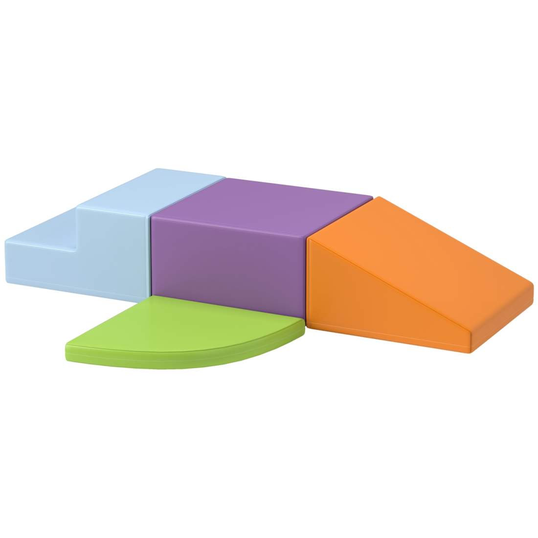 Mjuka byggklossar Set med 4 byggklossar av skum Jättebyggklossar Byggleksaker för barn 1-3 år gamla, konstläder & EPE | Leksaker & Spel - Leksaker | Pryloteket