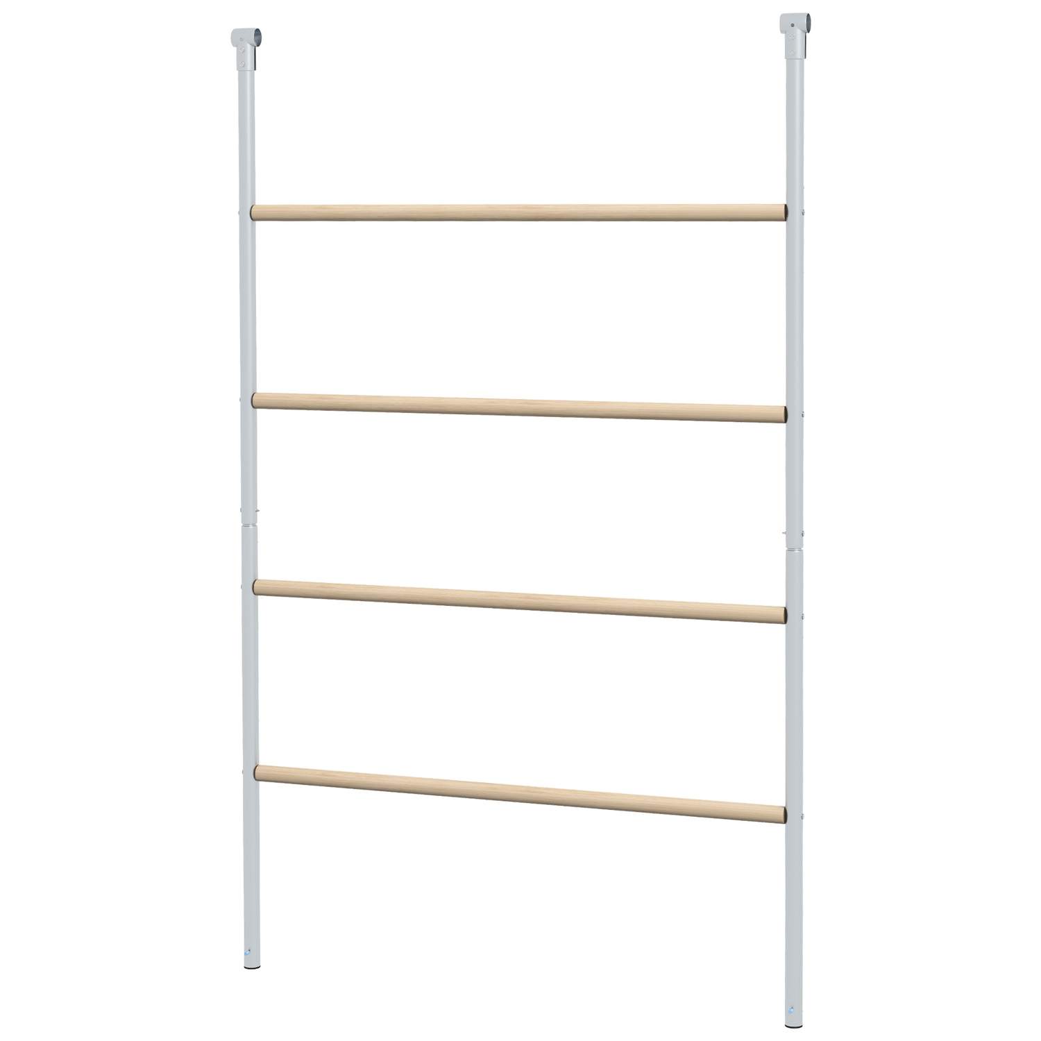 Trækyllingsiddende stige Legeplads til høns Kyllingeklatrestativ til 4-6 høns 140 x 86 x 2,5 cm Naturtræ