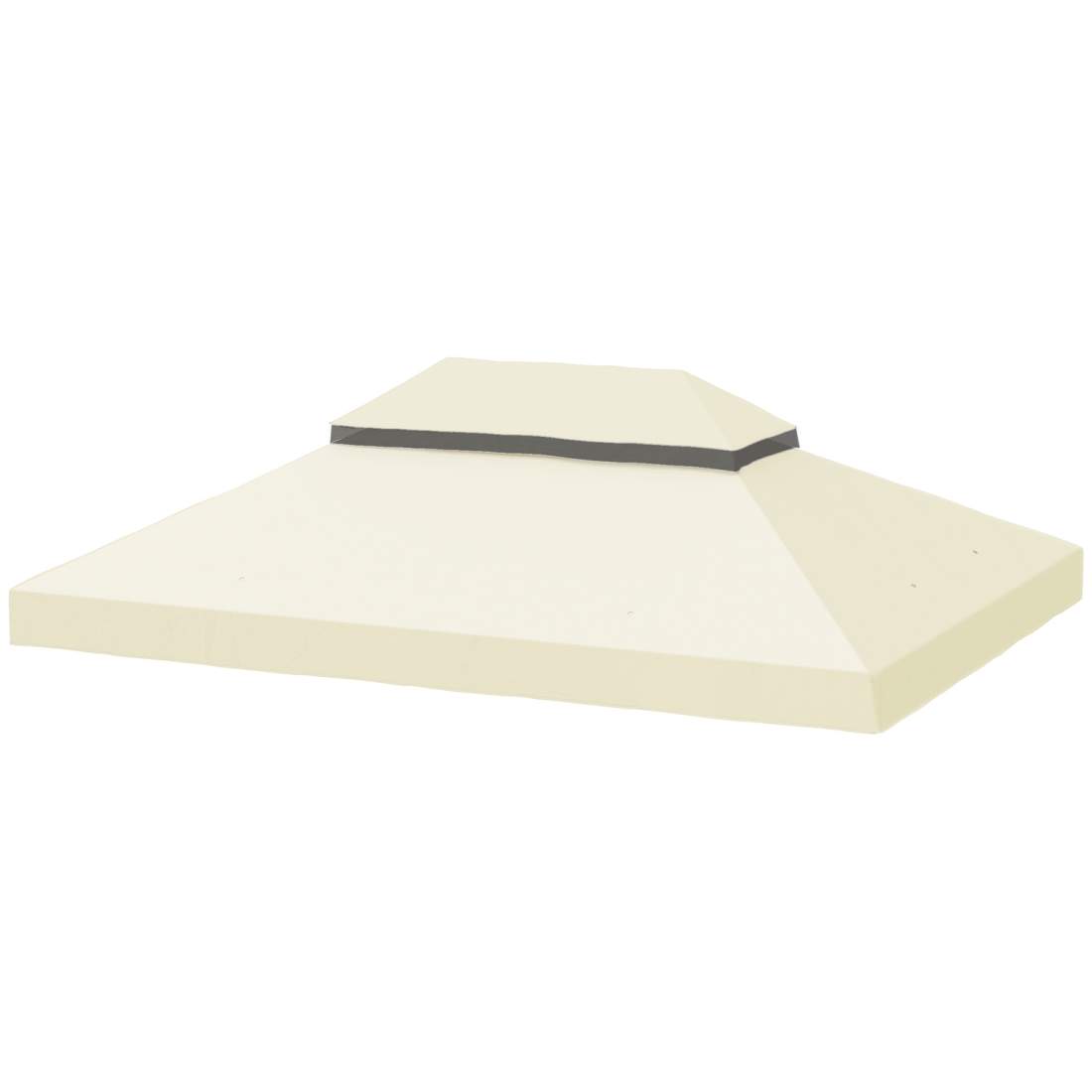 Ersättningstak för trädgårdslusthus 3 x 4 m, vattentät 370 g/㎡ Skyddskåpa med dubbelt tak, byte av regnskydd, UPF30+, för trädgå | Hem & Hobby | Pryloteket