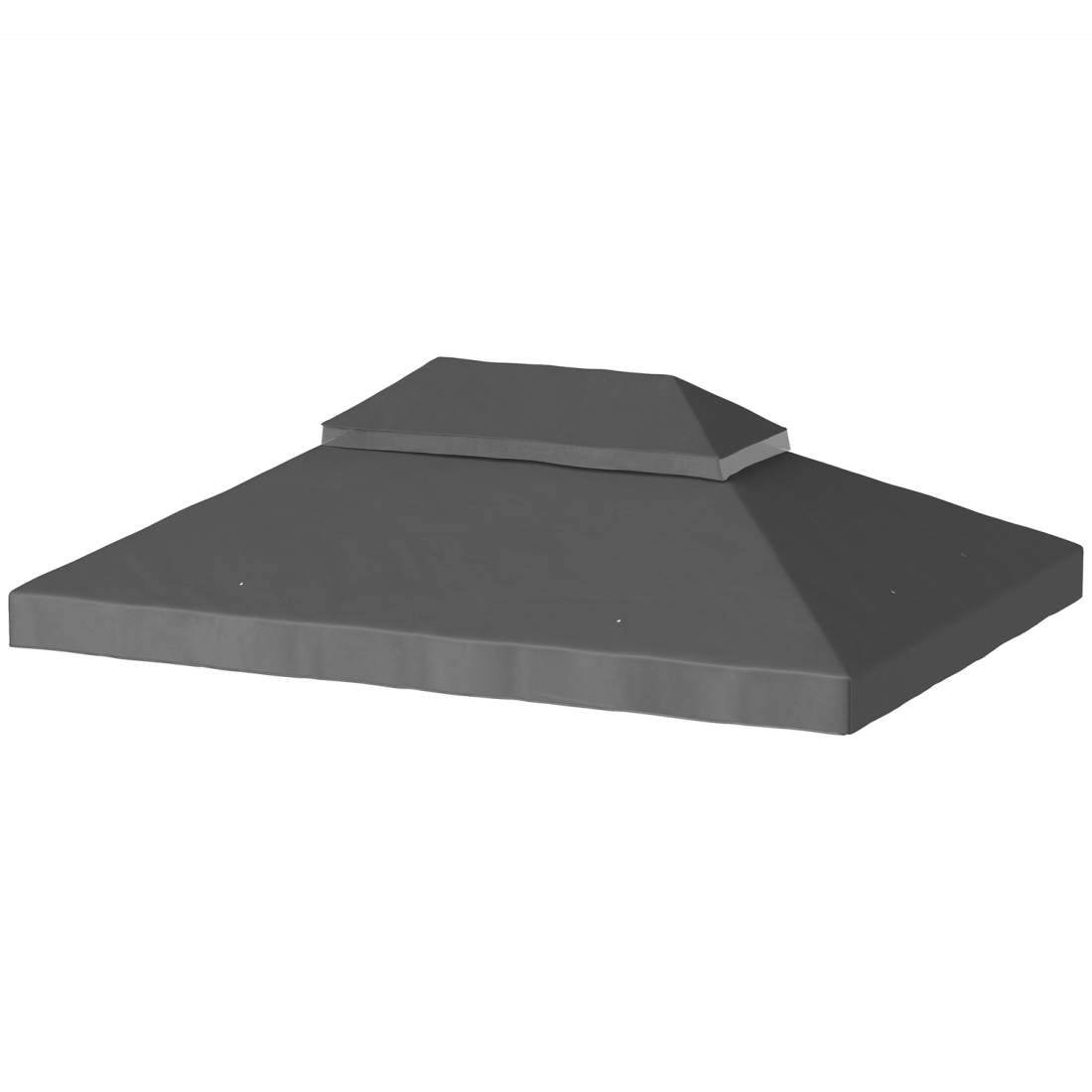 Outsuuny Ersättningstak för Gazebo 3 x 4m Vattentätt Gazebo Roof Dubbeltak Ersättningsskydd för Garden Gazebo Oxford Tyg Ersättn | Hem & Hobby | Pryloteket