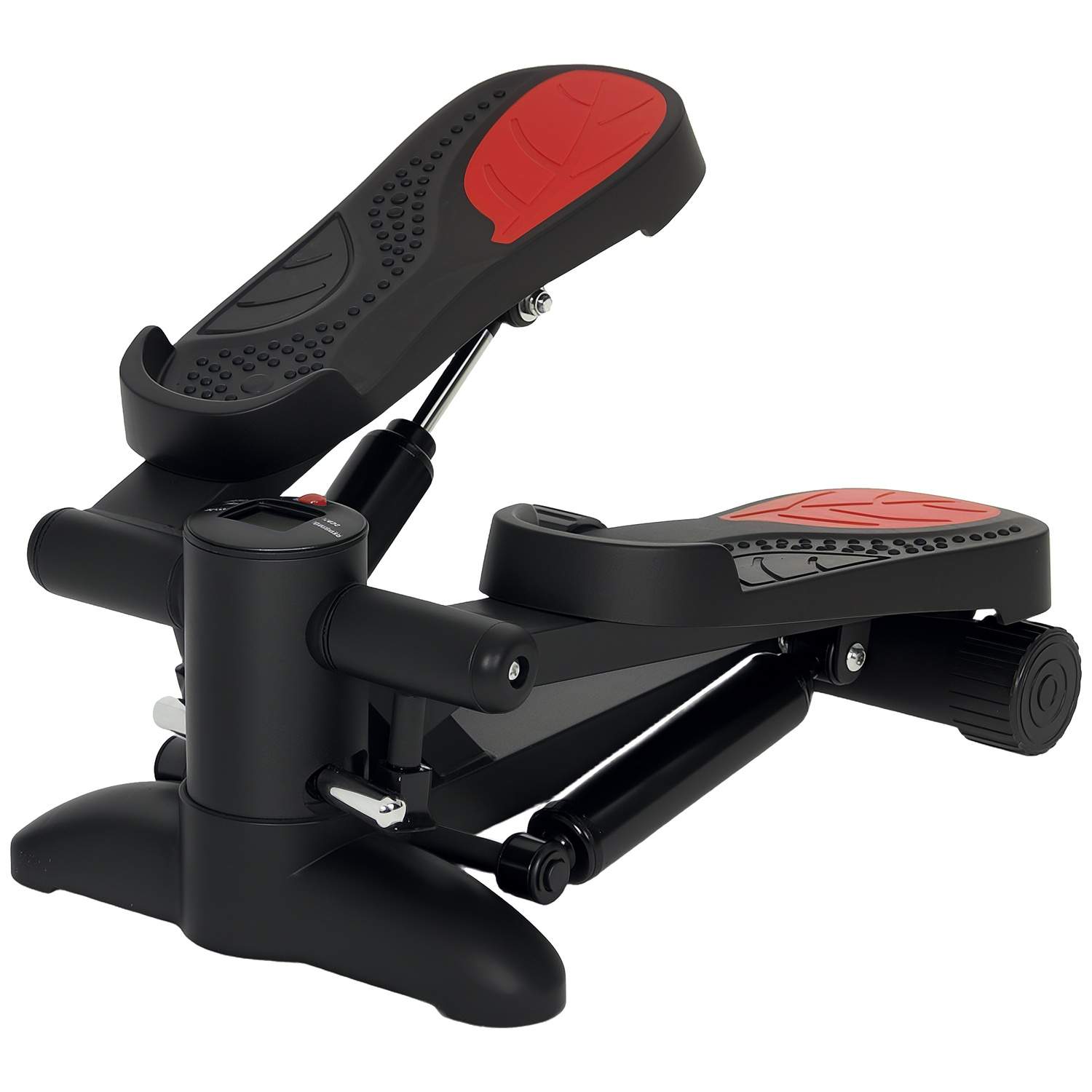 Mini stepper til home stepper hjemmetræner med LCD display, fitness stepper op til 100 kg til bentræning, hjemmekontor fitness t