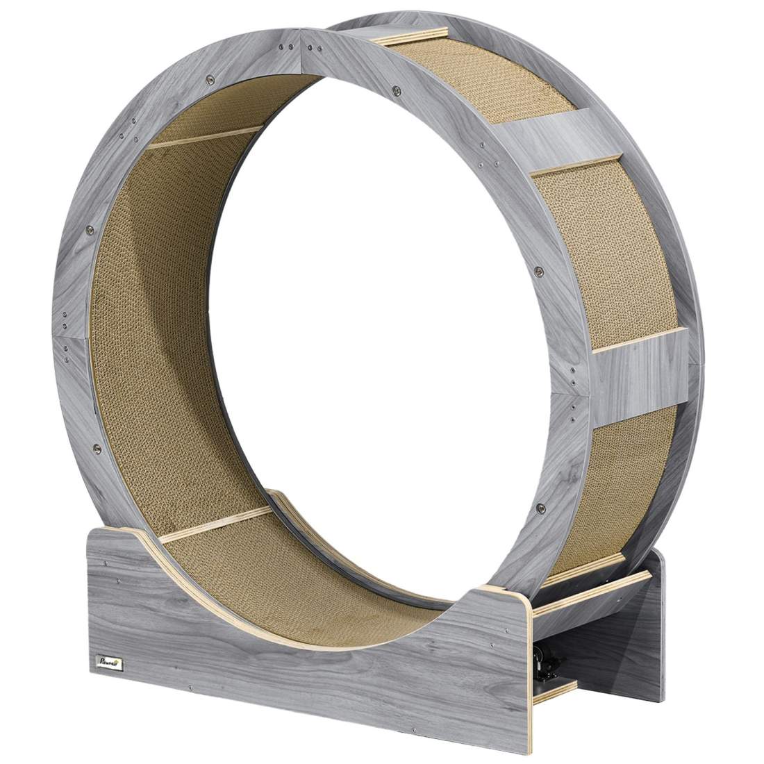 Cat Balance Cykel för katter 91 cm med broms, skrapbräda, katthjul för hälsosam träning, avkoppling, grå | Sport & Fritid - Träning | Pryloteket