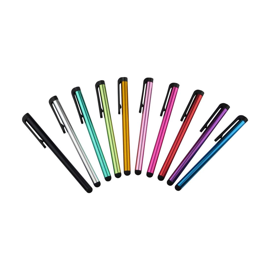 Stylus Touchpenna i Metallic Färg - 10-pack | Elektronik - Tillbehör Mobil & Surfplatta - Övriga Mobiltillbehör | Pryloteket