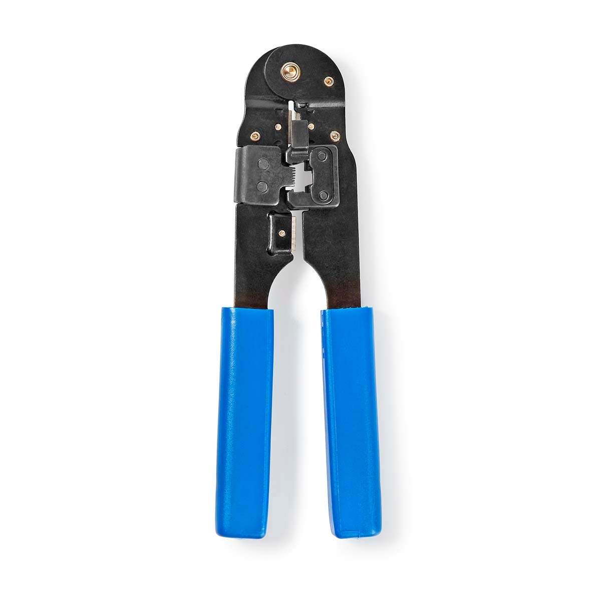 Krympetang | CAT5e / CAT6 / CAT6a | Sk��ring / tang / afisolering | ABS / Stål | Blå