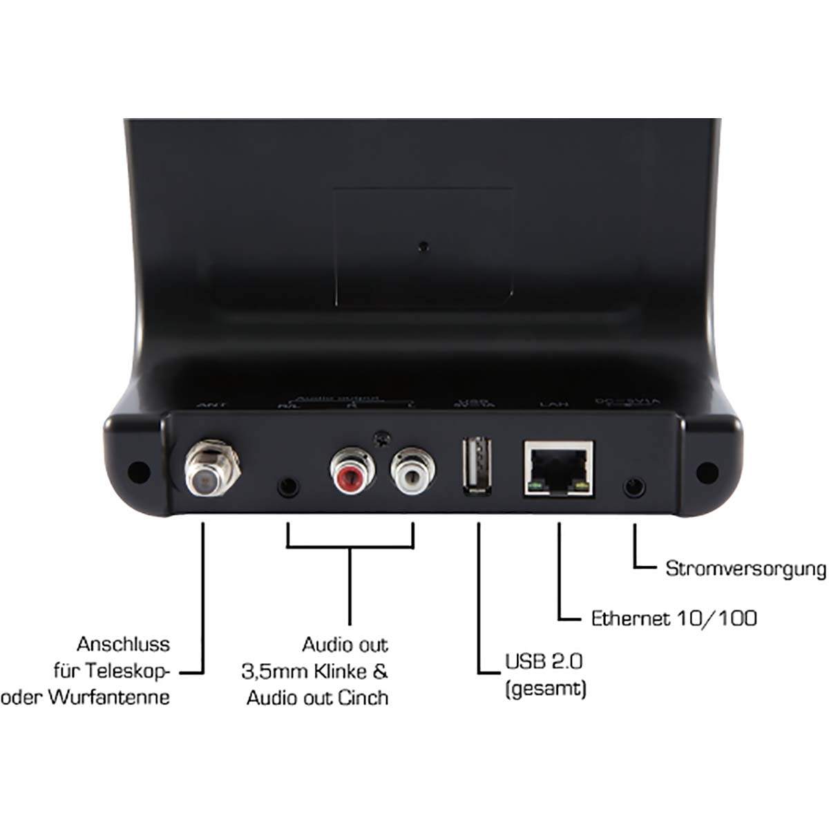 Alternativ bild 1 för Imperial DABMAN i400, Digital, DAB+, FM, UKW, 87,5 - 108 MHz, 150 mm, 81 mm, 140 mm