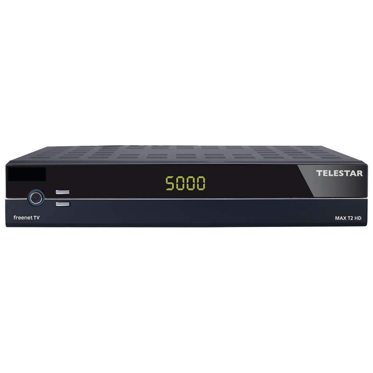 MAX T2 IR DVB-T2/DVB-C HDTV-modtager med freenet TV-kortlæser