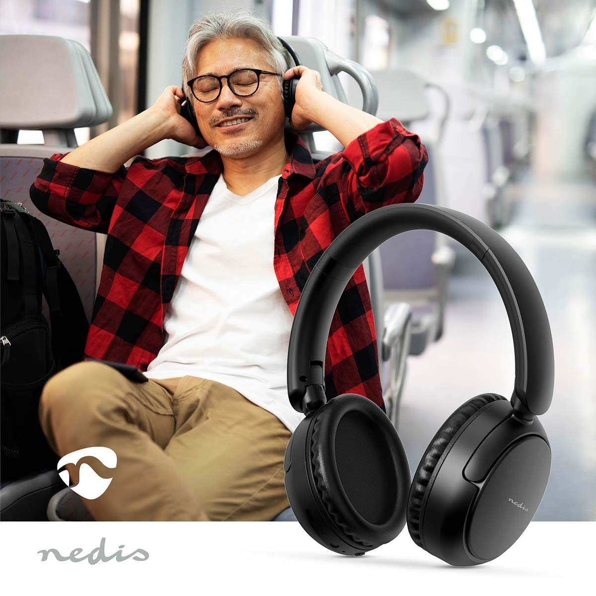 Alternativ bild 1 för Nedis HPBT4024BK headphones/headset
