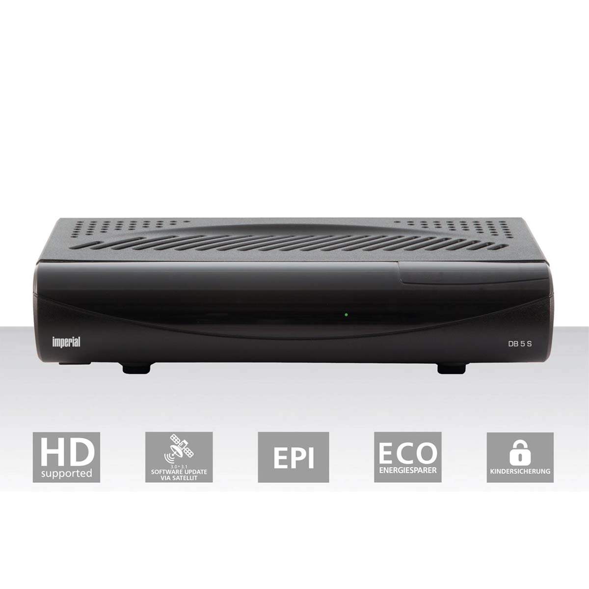 DB 5 S digital satellitmodtager sort