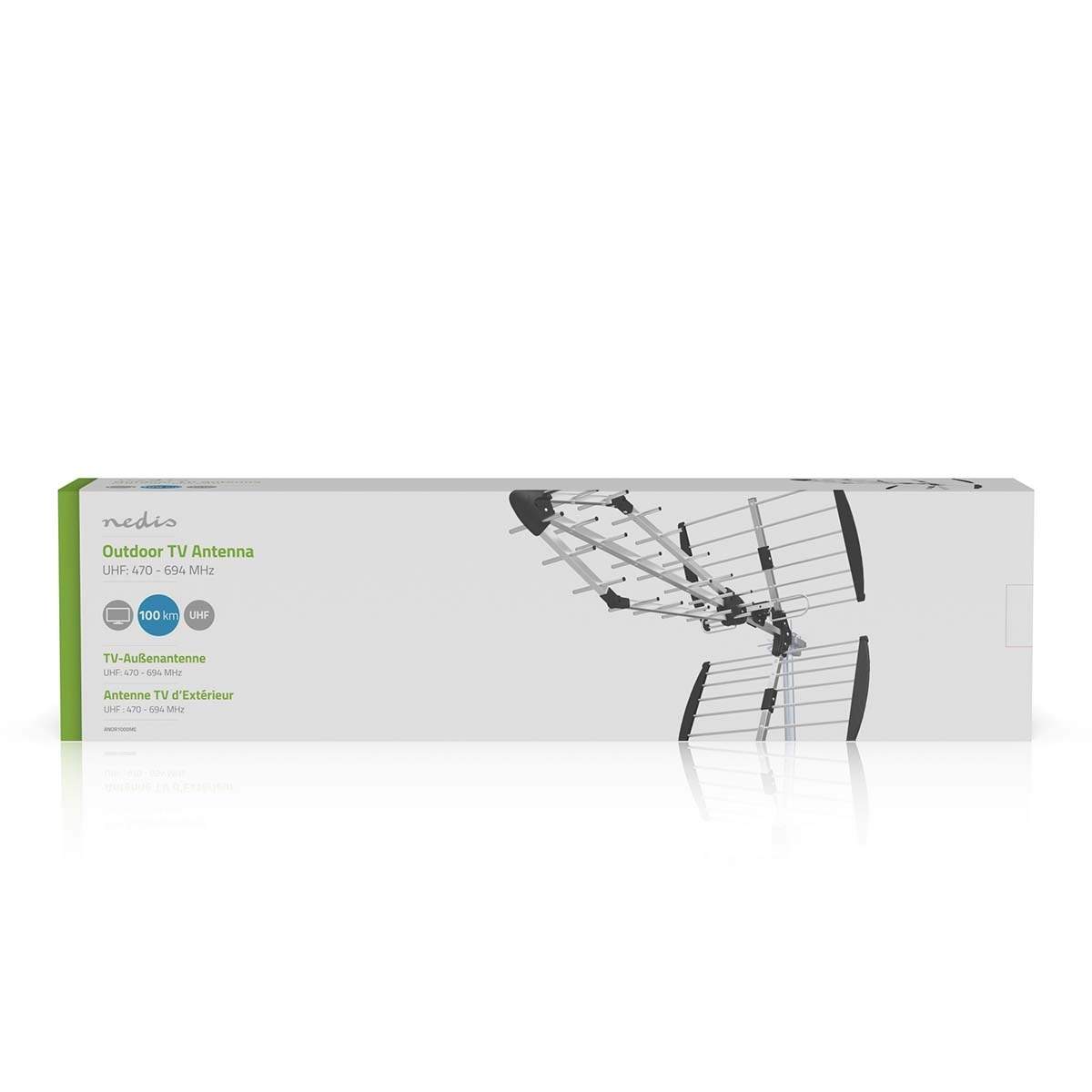 Alternativ bild 1 för Nedis Outdoor Antenna | UHF | Reception range: ≥50 km