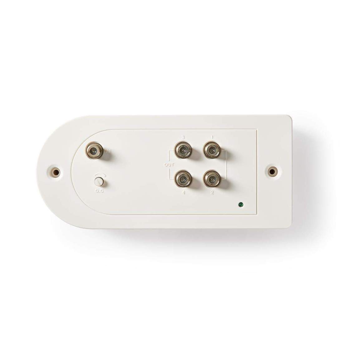 CATV Förstärkare Förstärkning: 23 dB 86 - 1006 MHz Antal utgångar: 4 Förstärkningskontroll Returväg Vit | Hem & Hobby | Pryloteket