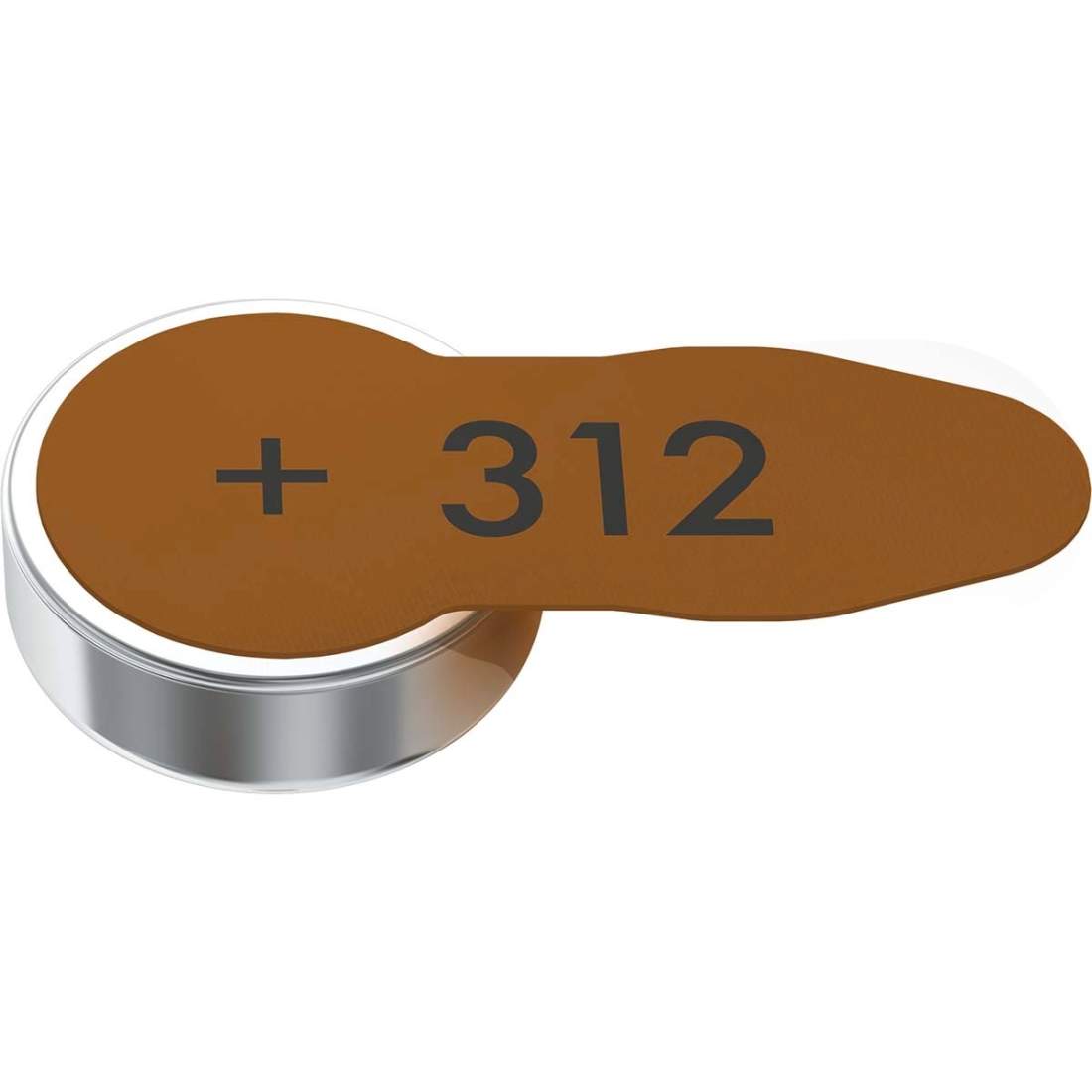 Batterier til høreapparater type 312 8-blister