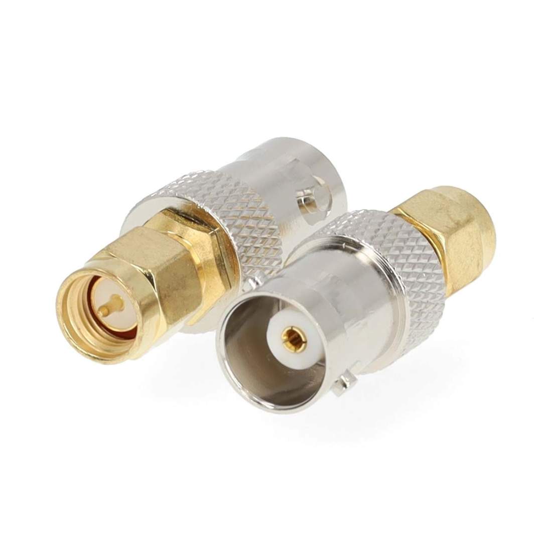 SMA Adapter SMA Hane BNC Hona Guldplaterad 50 Ohm Rak Koppar Guld 2 st. Låda | Hem & Hobby | Pryloteket