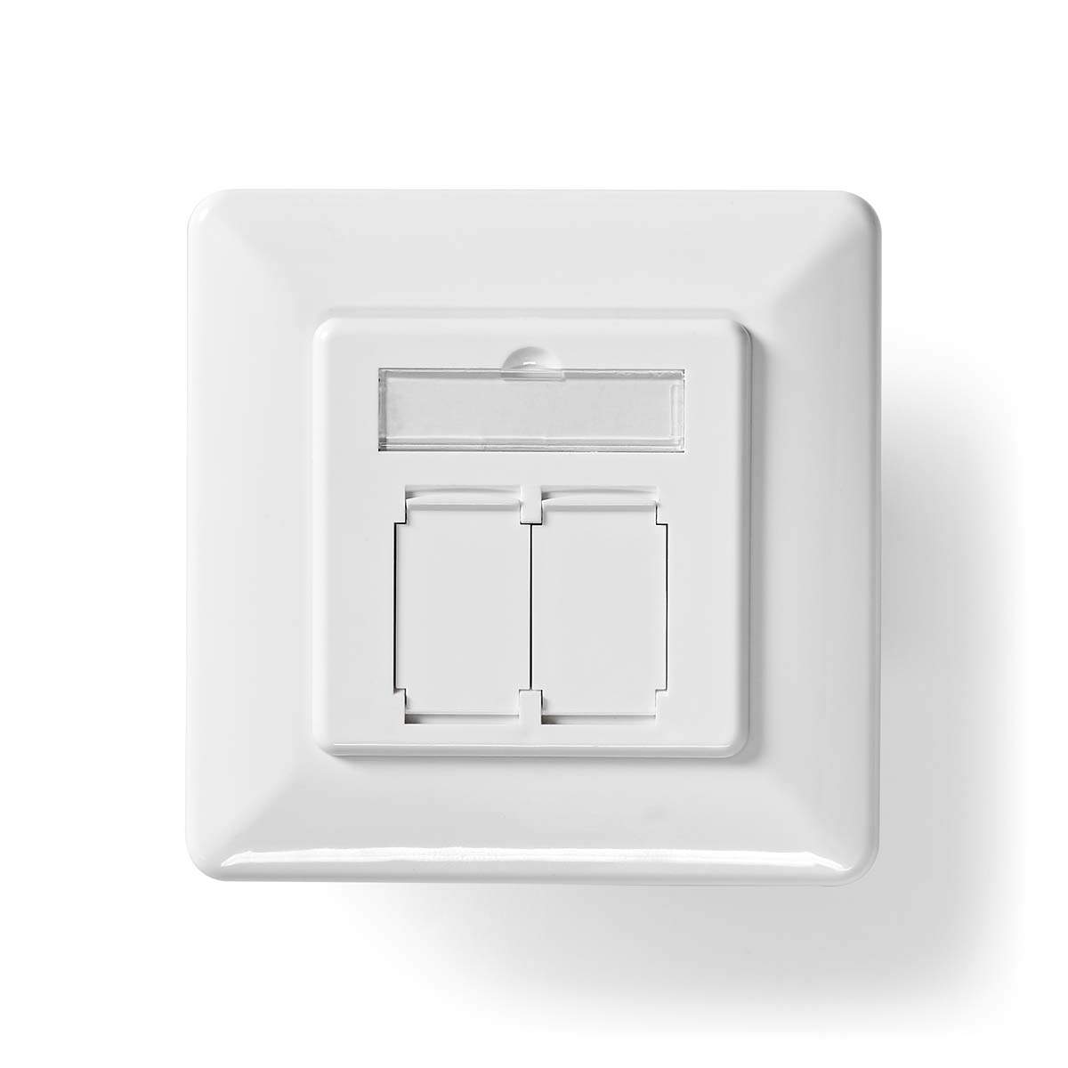 Alternativ bild 1 för Nedis Network Wall Box | In-Wall | 2 port(s) | CAT6