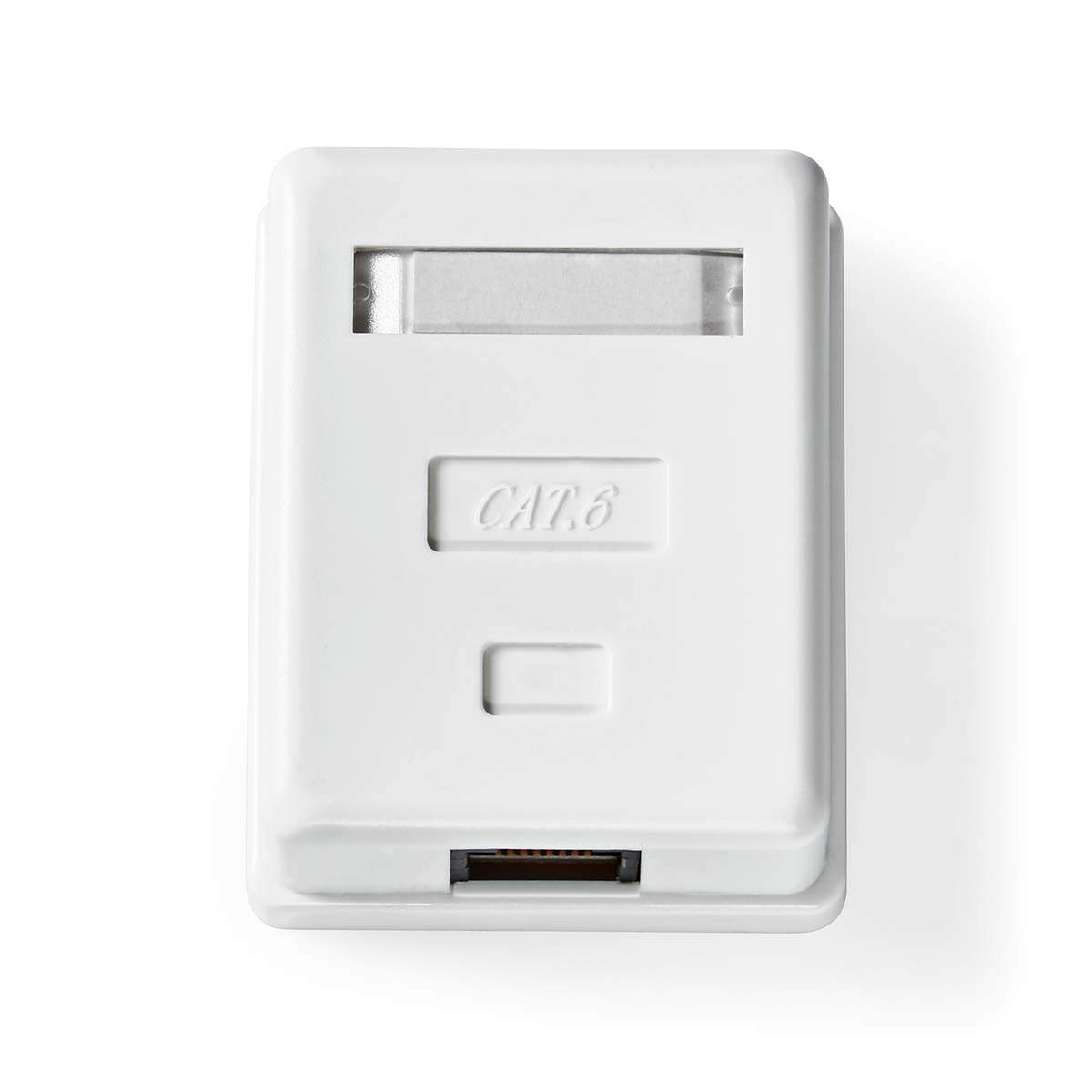 Netværksvægboks | På væggen | 1-Port port(s) | UTP CAT6 | Lige | Hun | Guldplateret | ABS | Hvid | Box billede