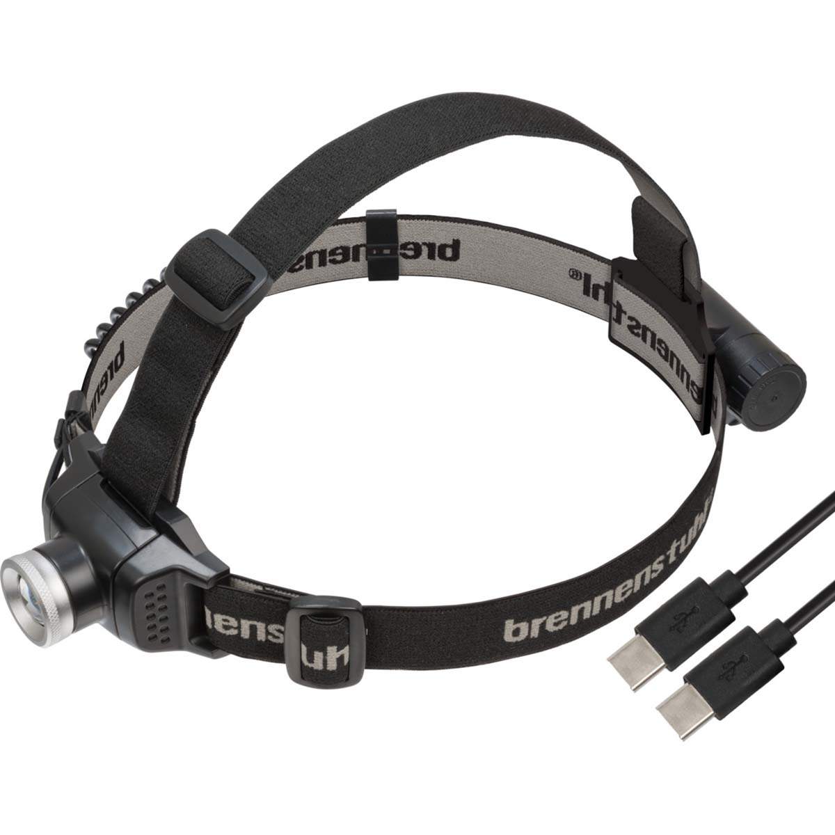 LuxPremium genopladelig LED hovedlygte KL 251 AF / Forlygte med CREE LED og rødt baglys