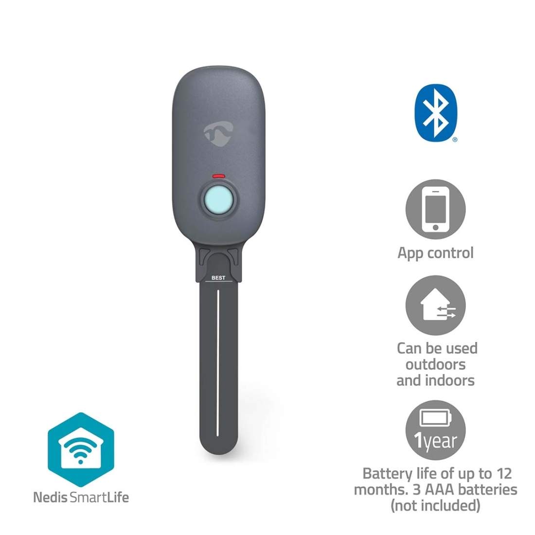 SmartLife Jordfuktighetsmätare Bluetooth® Batteridriven IP55 0 - 100 Android™/IOS | Hem & Hobby | Pryloteket