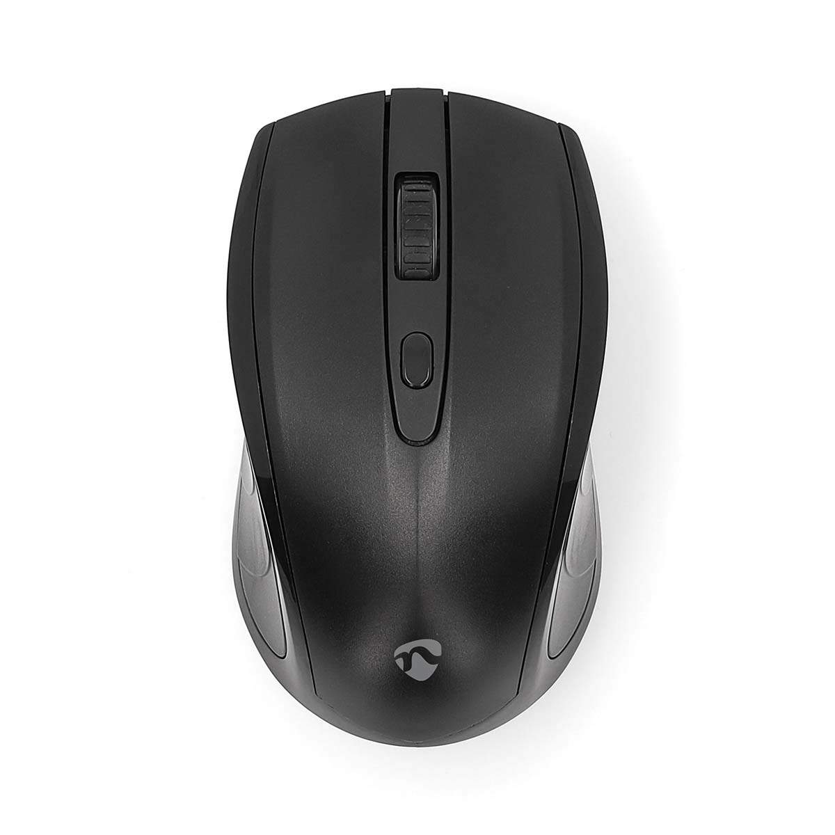 Alternativ bild 1 för Nedis Mouse | Wireless | 800 / 1200 / 1600 dpi | Adjustable DPI - Mouse - 4 knappar - Svart