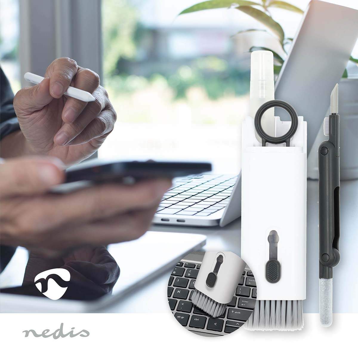 Alternativ bild 1 för Nedis Screen Cleaner | Spray | 5 ml | Keyboard / Mouse / Notebook / Smartphone