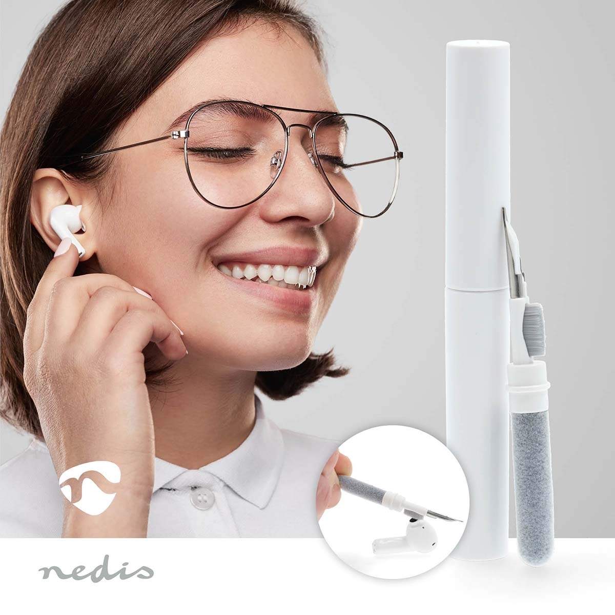 Alternativ bild 1 för Nedis Cleaning Kit | Earphones