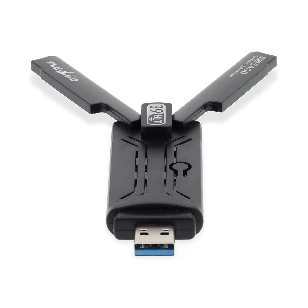 Nätverksdongel Wi-Fi AX5400 2,4/5/6 GHz (trippelband) USB3.0 Wi-Fi-hastighet totalt: 5400 Mbps Windows 10 / Windows | Elektronik - Kablar & Adaptrar - Adaptrar & Signalomvandlare - USB | Pryloteket