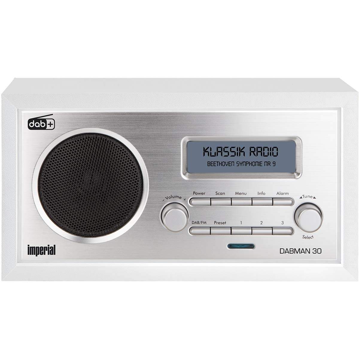 DABMAN 30 DAB+ / FM-radio hvid