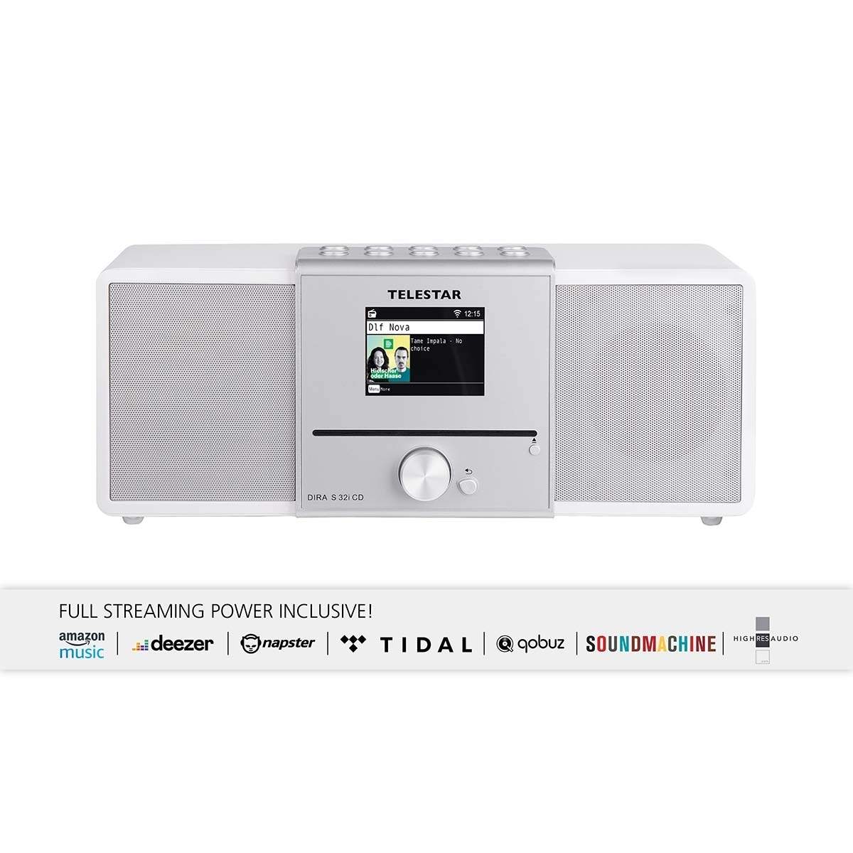 Alternativ bild 1 för Telestar DIRA S 32i, Bärbar, Analog och digital, DAB+, FM, 174 - 240 MHz, 174 - 240 MHz, 15 W