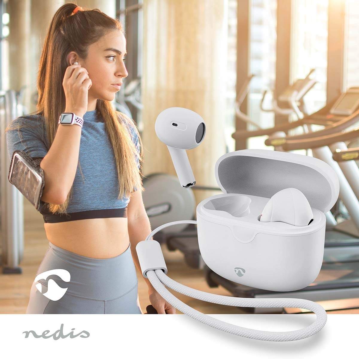 Alternativ bild 1 för Nedis Fully Wireless Earphones