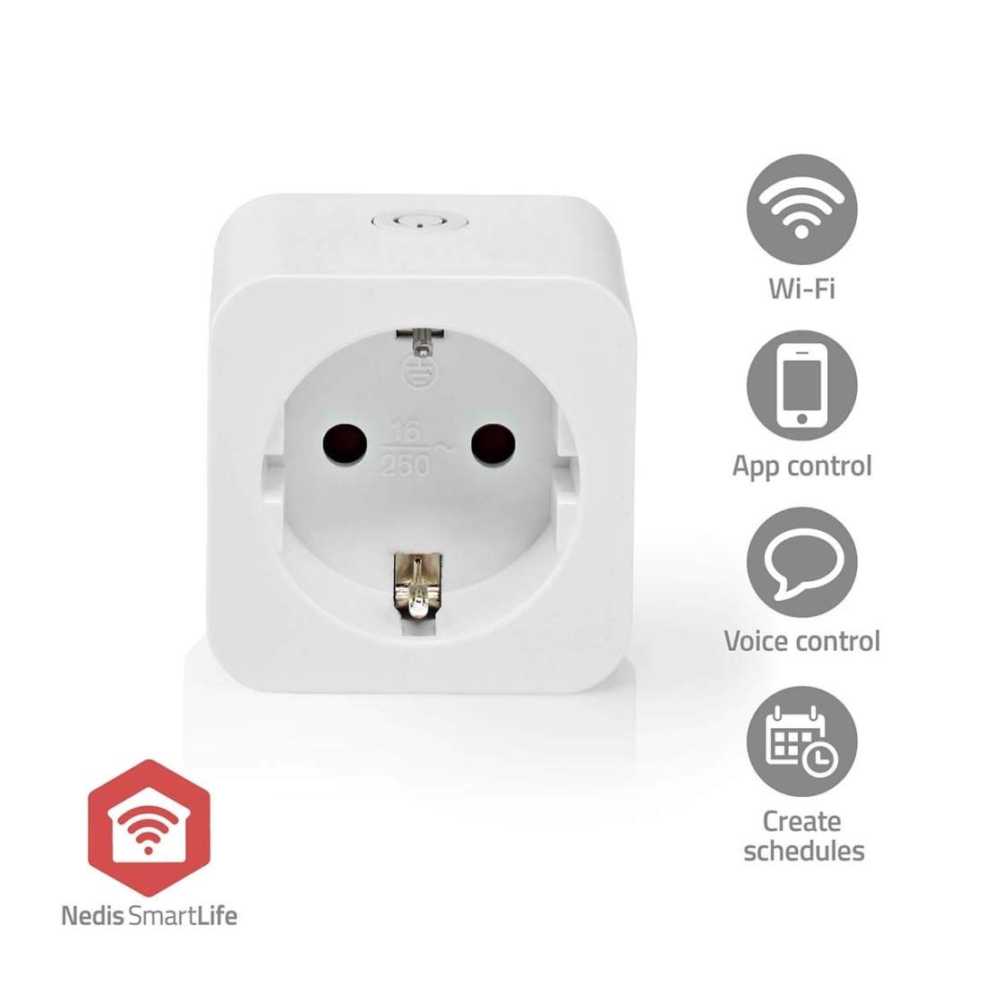 SmartLife Smart Plug Zigbee 3.0 IP21 Strömmätare 3680 W Hybrid (CEE 7/7) 0 - 55 °C Android™ / IOS Vit 1 st. | Hem & Hobby - Hem & Hushåll - Hushållsapparater - Vattenkokare | Pryloteket