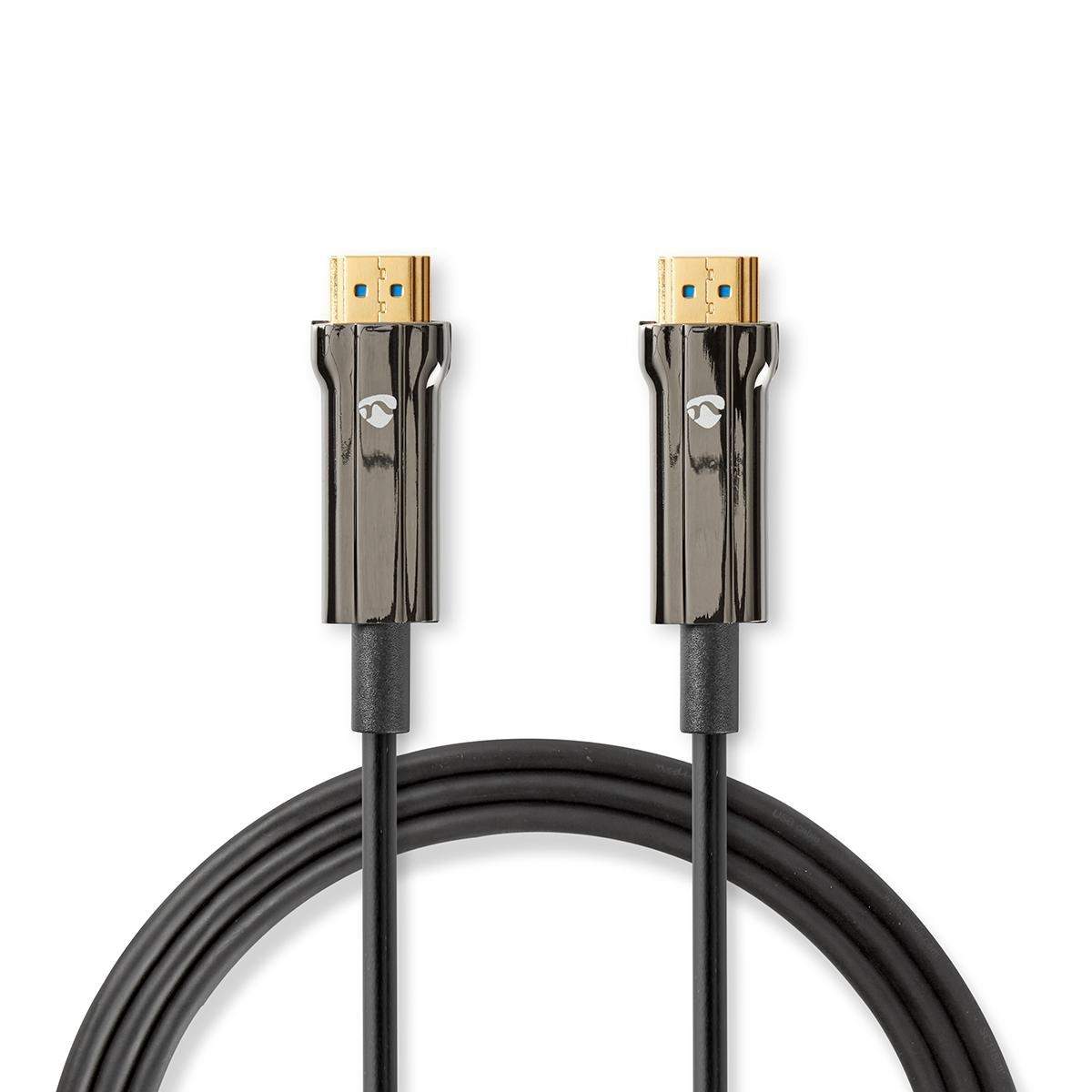 Aktiva Optiska Ultra High Speed ​​HDMI Kabel med Ethernet HDMI™ Kontakt HDMI™ Kontakt 8K@60Hz 48 Gbps 75.0 m Rund | Elektronik - Kablar & Adaptrar - Kablar | Pryloteket