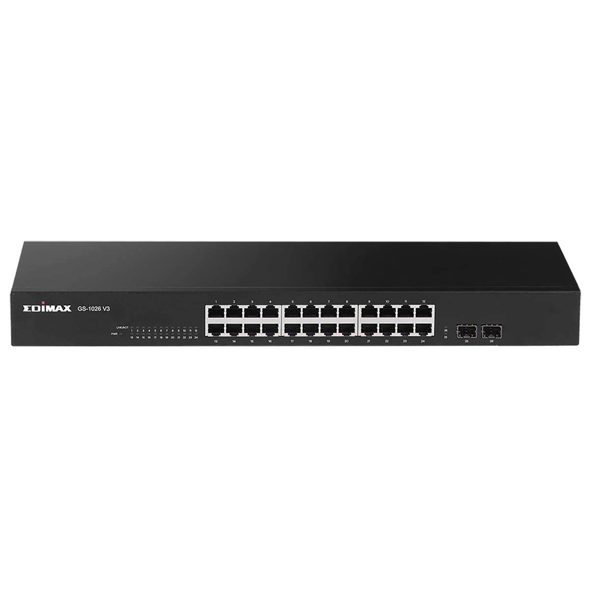 26-Port Gigabit Switch med 2 SFP-porte billede