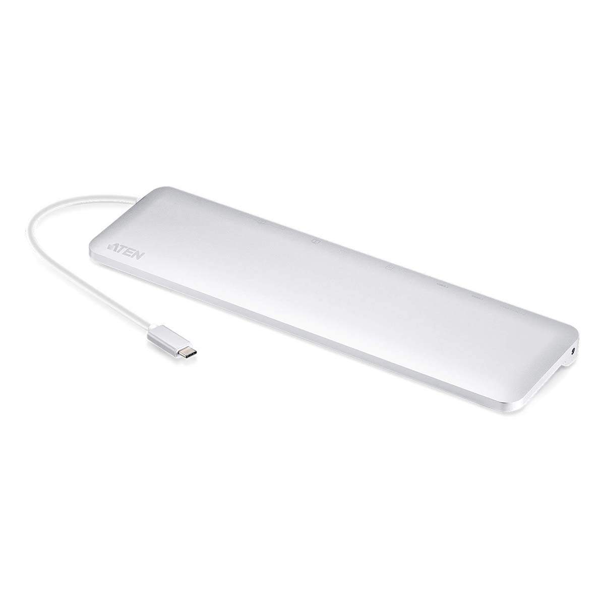 Telakka USB-C™ 1x DisplayPort Female / 1x HDMI Type A Female / 1x VGA Female Gigabit Telakka 11-Väylä Hopea