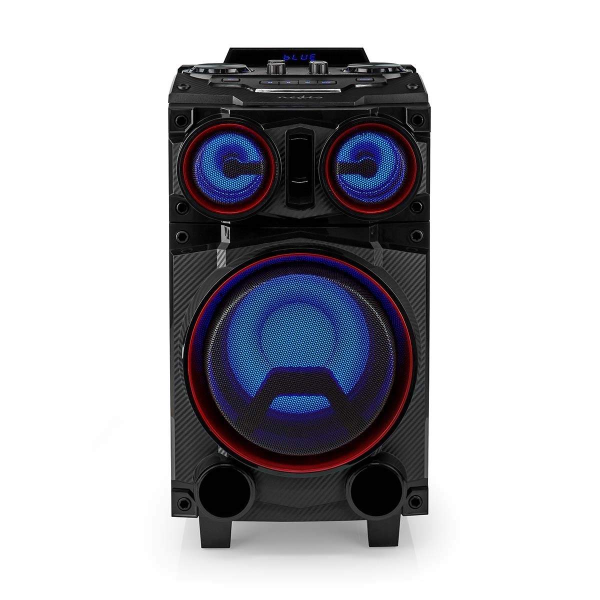 Bluetooth® Party Speaker | Maksimal batteritid: 6.5 timer | 120 W | Bærehåndtag | Fest lys | Equalizer | Sort