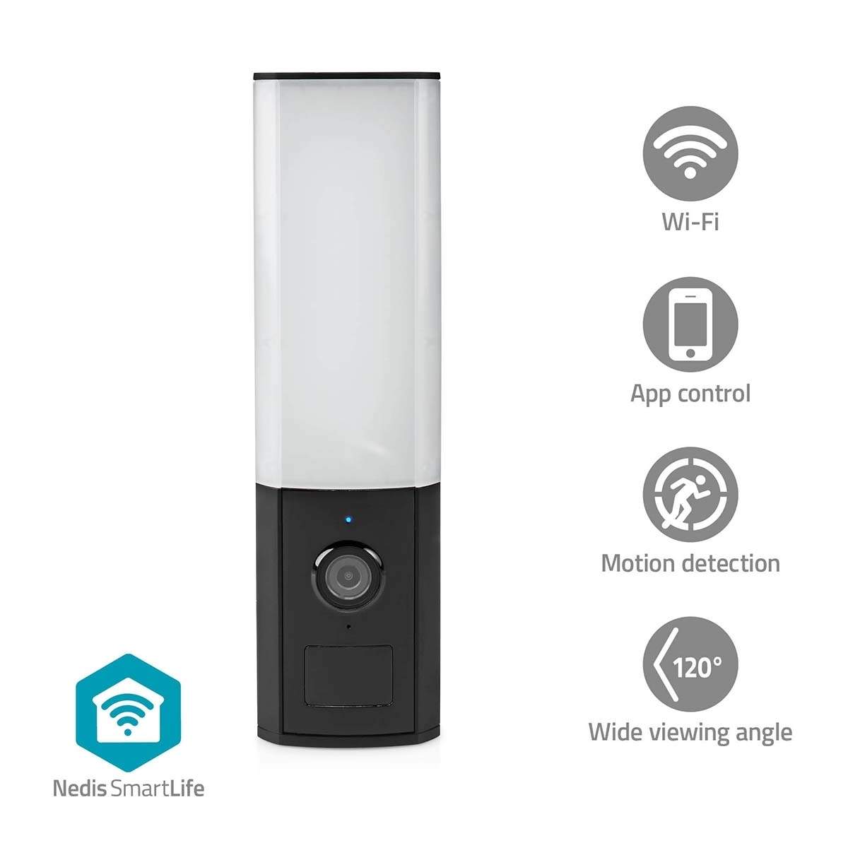 SmartLife udendørskamera | Wi-Fi | Omgivende lys | Full HD 1080p | IP65 | Cloud Storage (mulighed) / microSD (ikke inkluderet) /