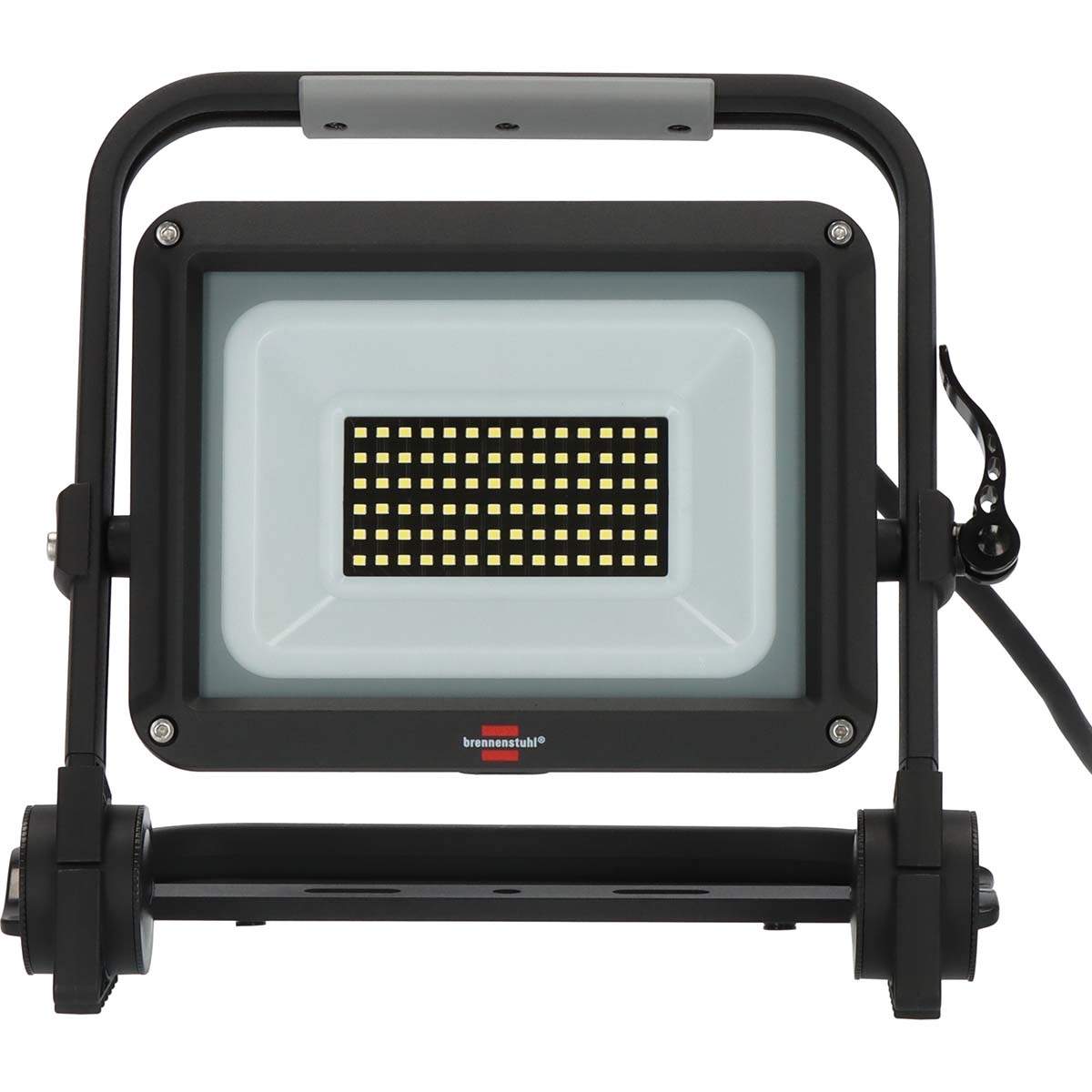 Mobil LED-konstruktionslampe JARO 7060 M / LED-projektør 50W til udvendig (LED-arbejdslampe med 5m kabel, LED-nødbelysning med 5