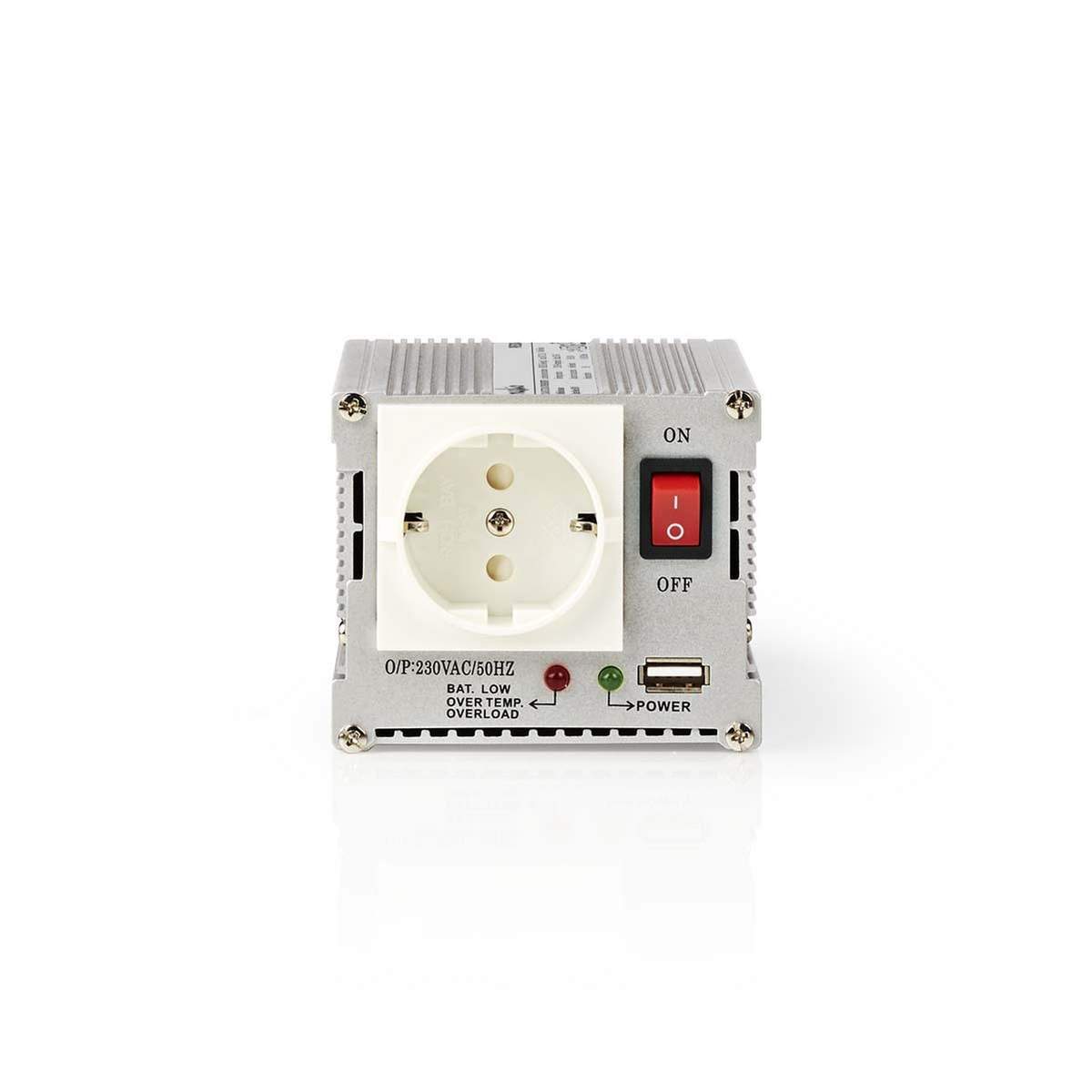 Power Inverter Modificeret sinus | Indgangsspænding: 24 V DC | Enhedens strømudgangsforbindelse: Type F (CEE 7/3) / USB-A | 230