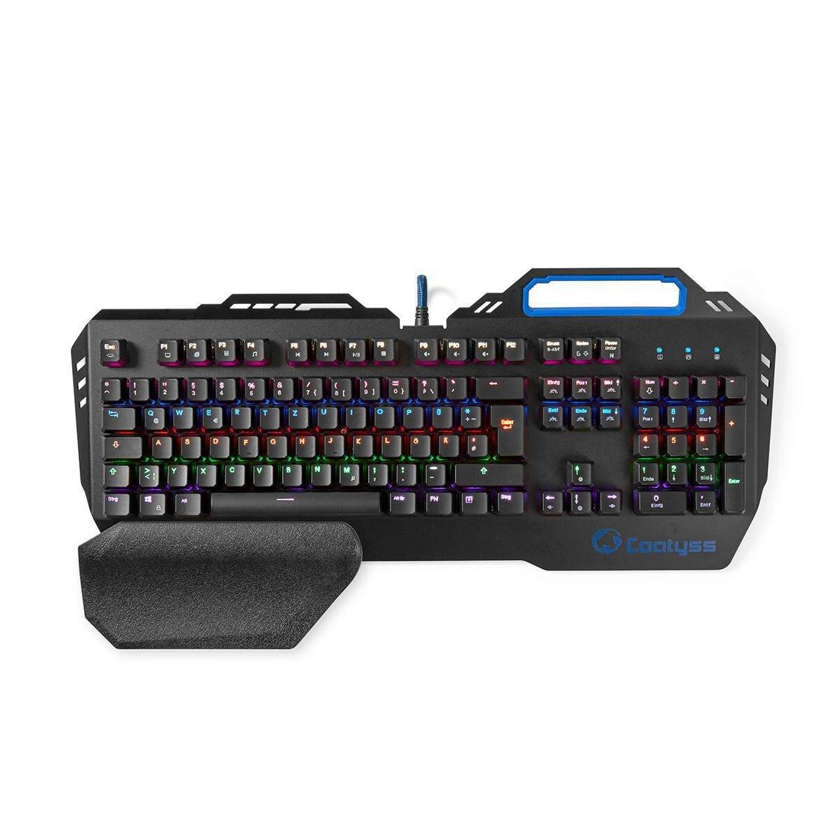 Wired Gaming Keyboard | USB | Mekaniske Taster | RGB | Tysk | DE layout | USB Drevet | Strømkabellængde: 1.70 m | Gaming