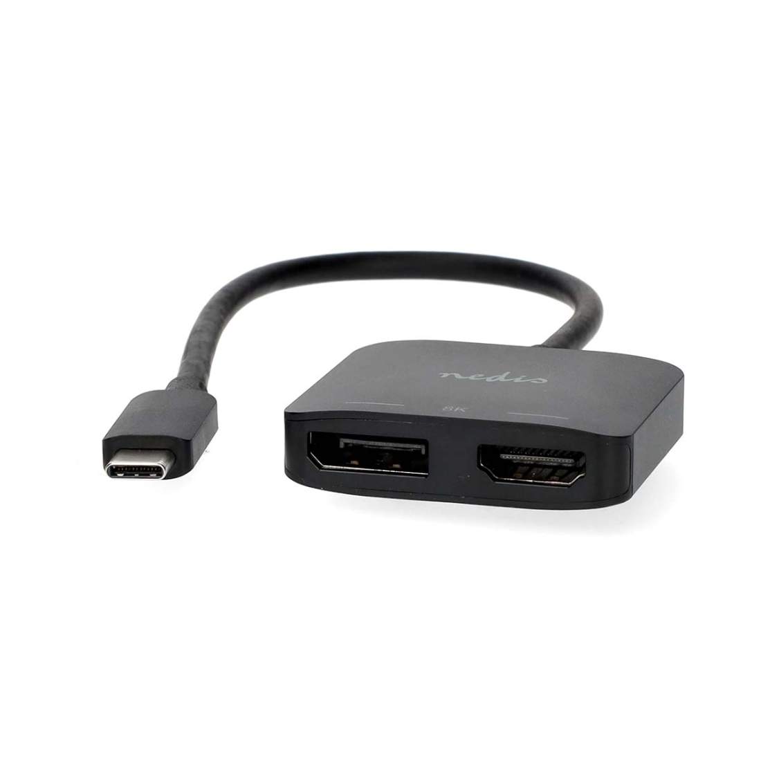 USB-C™ Adapter USB 3.2 Gen 1 USB-C™ Hane DisplayPort Hona / HDMI™ Utgång 8K@30Hz 0.20 m Rund Nickelplaterad Svar | Elektronik - Kablar & Adaptrar - Adaptrar & Signalomvandlare - Video | Pryloteket