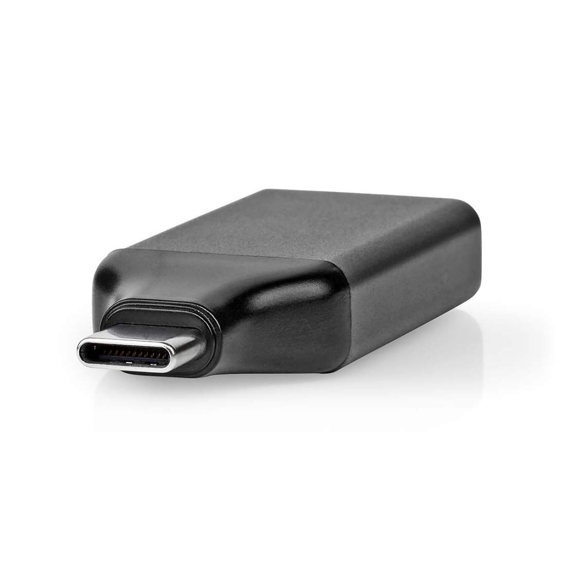 USB-C™ Adapter USB 3.2 Gen 1 USB-C™ Hane HDMI™ Utgång 4K@60Hz Rund Nickelplaterad Grå / Svart Låda | Elektronik - Kablar & Adaptrar - Adaptrar & Signalomvandlare - Video | Pryloteket
