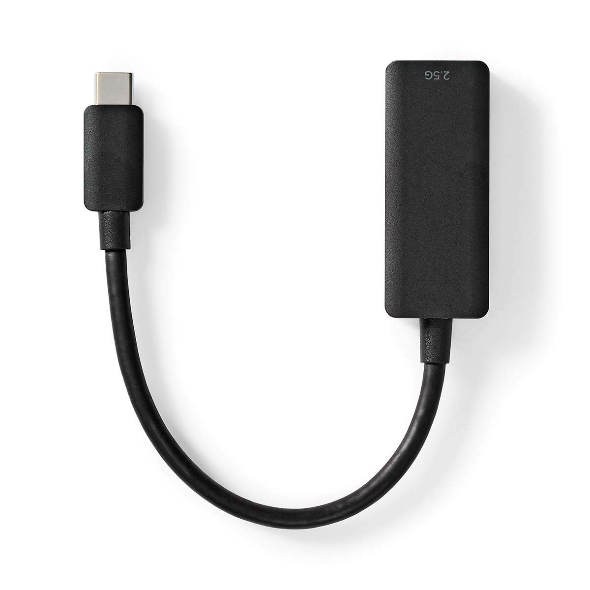 USB-nätverkskort USB 3.2 Gen 1 2.5 Gbps USB-C™ Hane RJ45 Hona 0.2 m Rund Guldplaterad Förtent Koppar Svart K | Elektronik - Kablar & Adaptrar - Adaptrar & Signalomvandlare - USB | Pryloteket