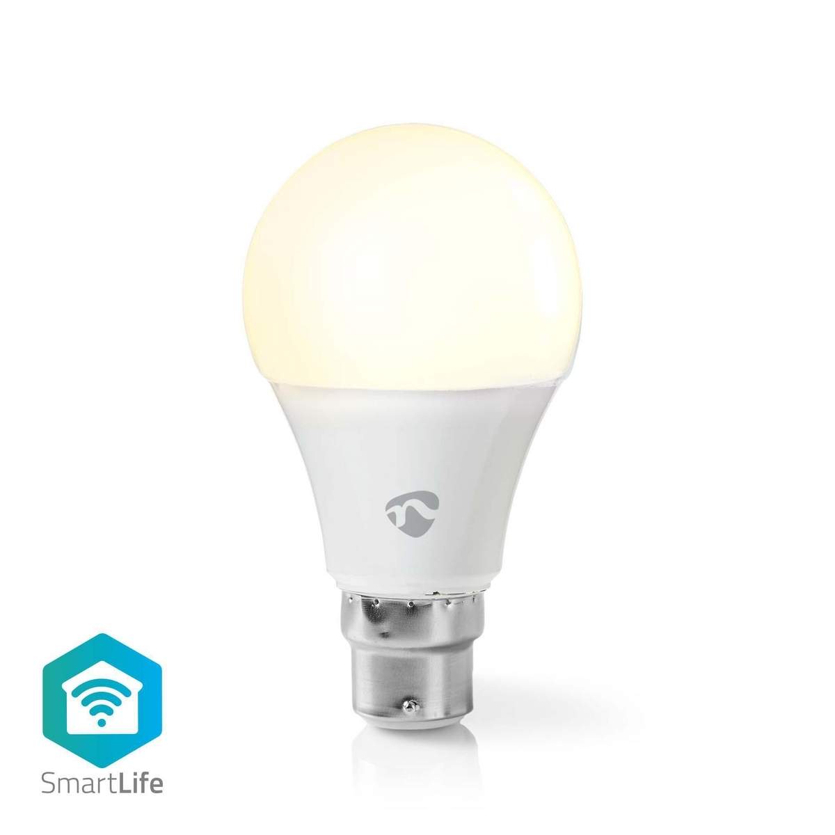 SmartLife LED-Pære | Wi-Fi | B22 | 800 lm | 9 W | Varm Hvid | 2700 K | Android™ / IOS | A60 | 1 stk.
