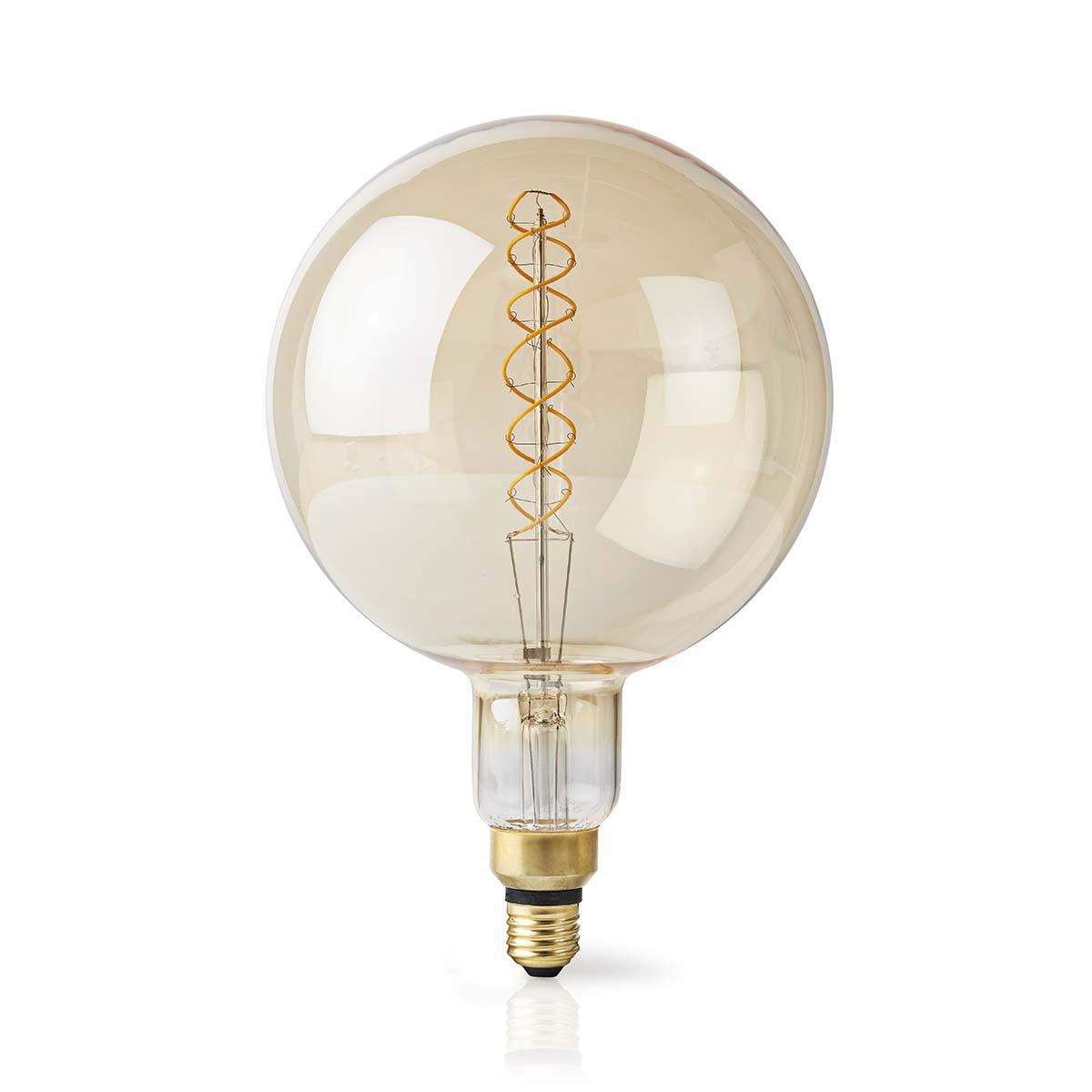 LED glødepære E27 | G200 | 5 W | 280 lm | 2000 K | Dimbar | Varm Hvid | Retro stil | 1 stk.