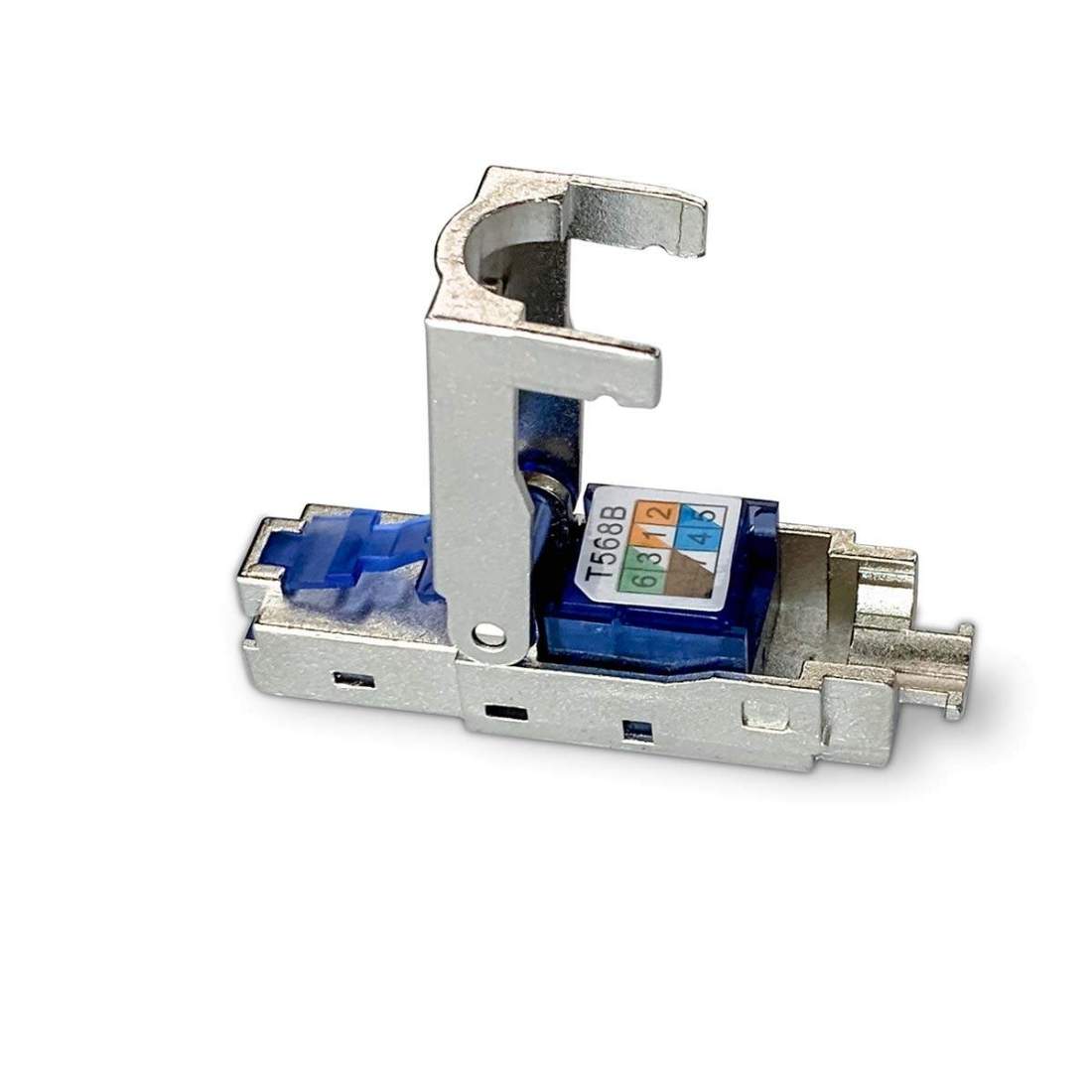 RJ45-kontakt Hane CAT6 / CAT6a Rak Guldplaterad 2 st. Metall Metall Låda | Elektronik - Kablar & Adaptrar - Kablar | Pryloteket