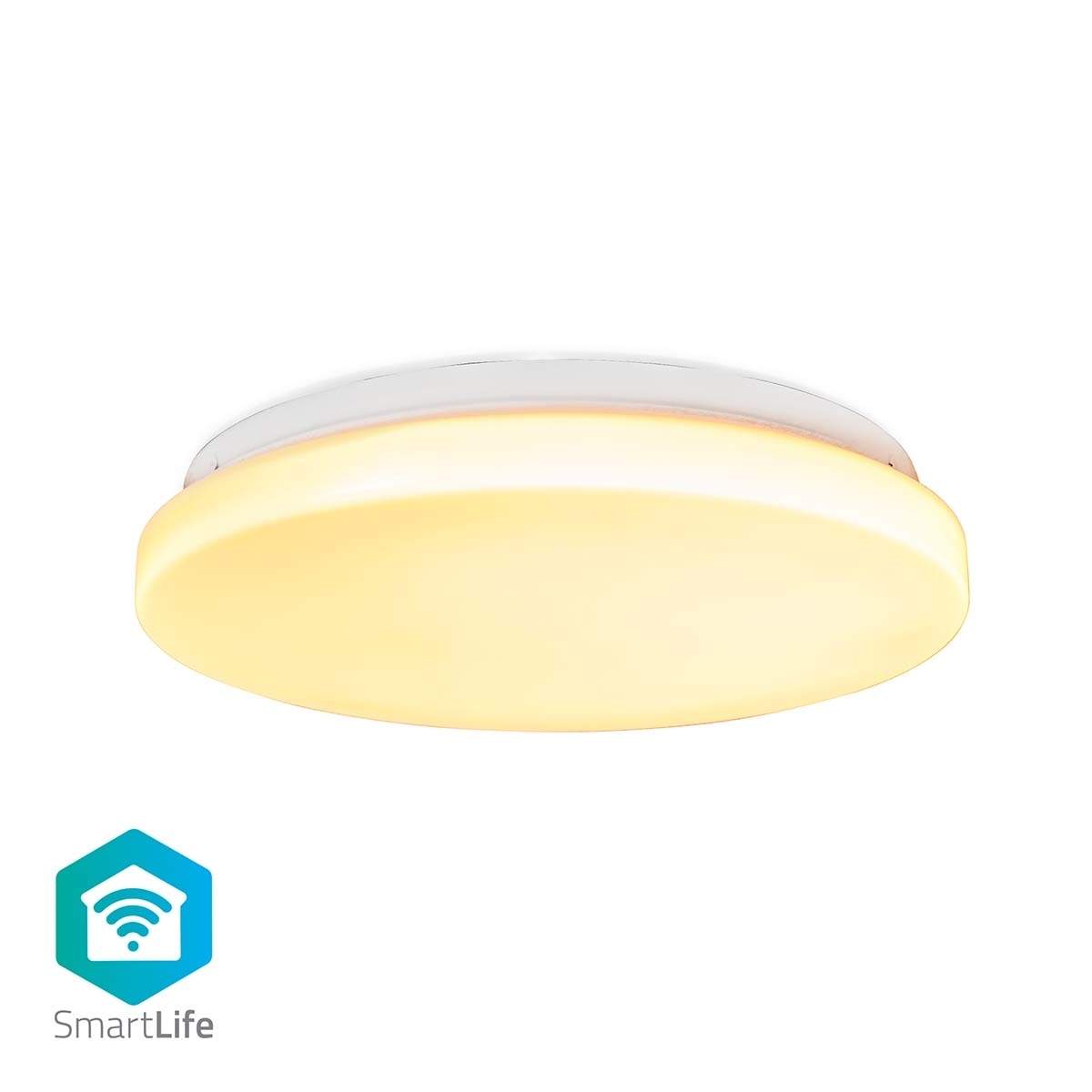 SmartLife Taklampa Wi-Fi RGB / Varm till cool vit Rund Diameter: 260 mm 1820 lm 3000 - 6500 K IP20 Energiklass: | Sport & Fritid - Friluftsliv & Camping - Belysning | Pryloteket