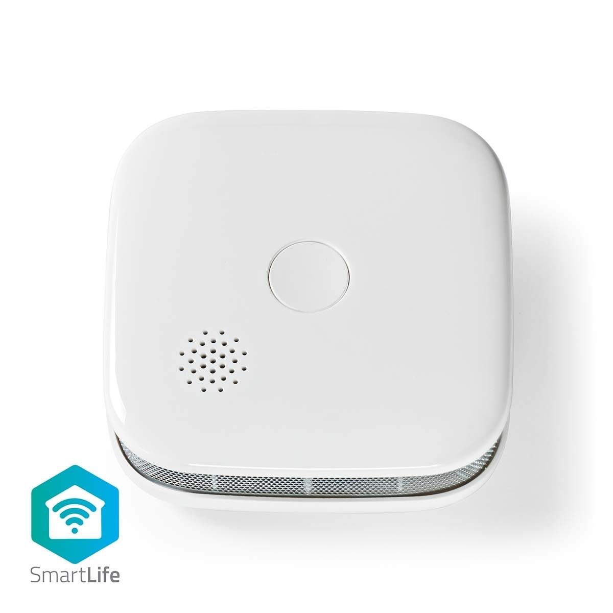 SmartLife Røgalarm | Wi-Fi | Batteri | Sensorlevetid: 10 År | EN 14604 | Maks. batteritid: 24 Måned | 85 dB | Hvid | 1 stk. billede