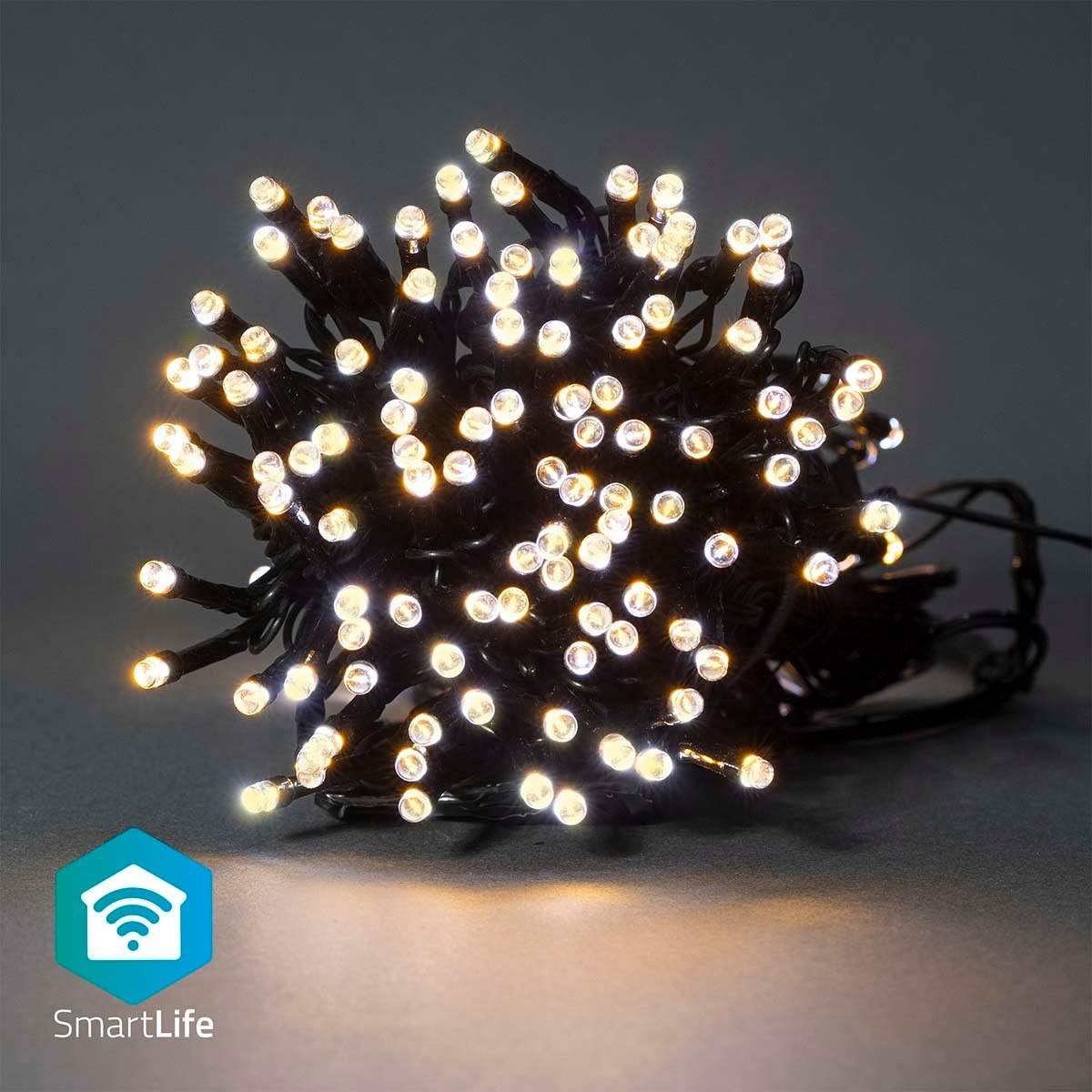 SmartLife jluelys | Snor | Wi-Fi | Varm Hvid | 100 LED's | 10.0 m | Android™ / IOS