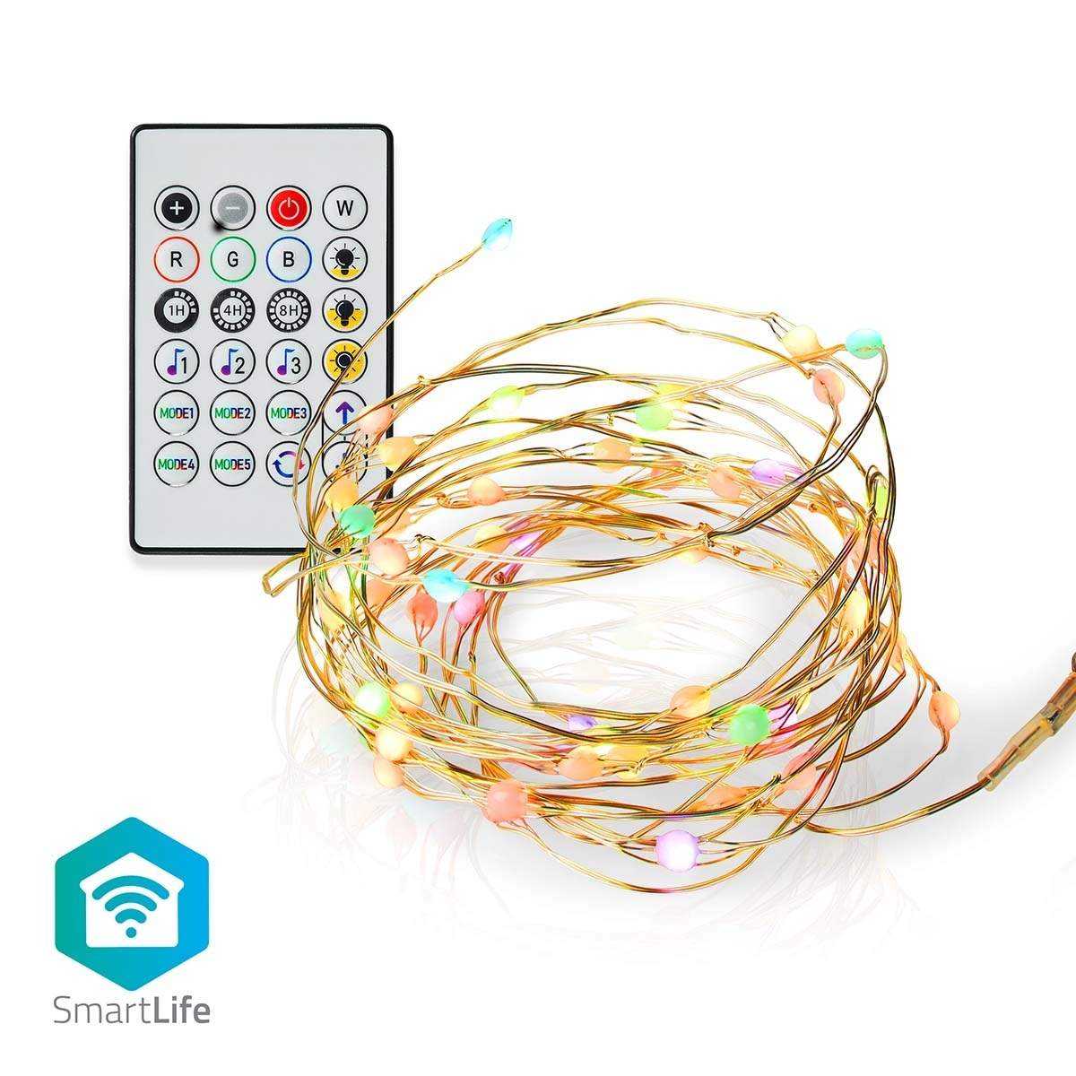 SmartLife LED-Bånd | Wi-Fi | Flerfarvet | SMD | 5.00 m | IP20 | 2700 - 6500 K | 400 lm | Android™ / IOS