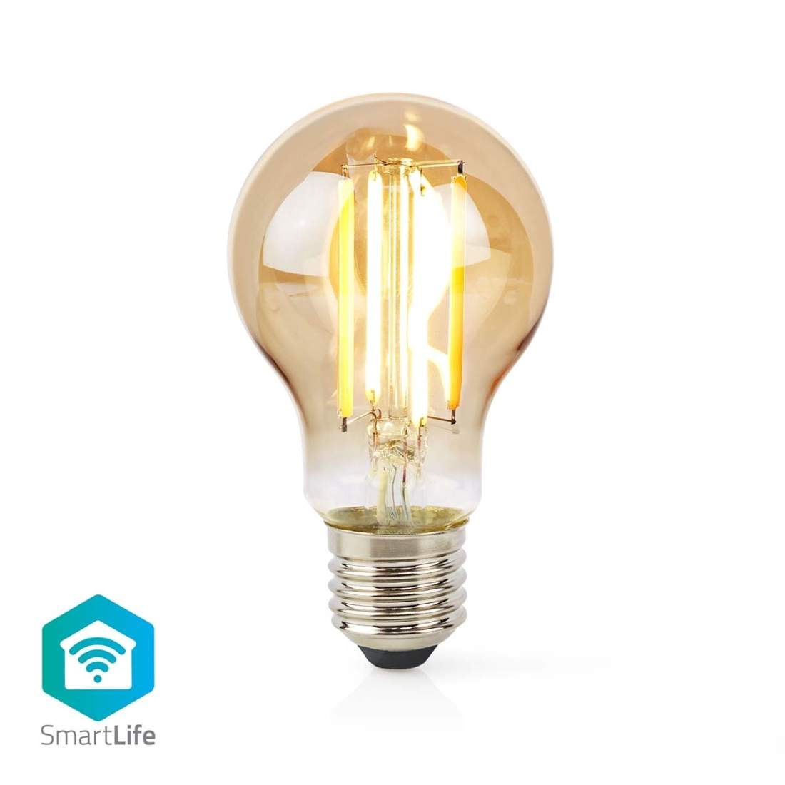 SmartLife LED vintage lampa Wi-Fi E27 806 lm 7 W Varm Vit 1800 - 3000 K Glas Android™ / IOS Glödlampa 1 st. | Hem & Hobby | Pryloteket