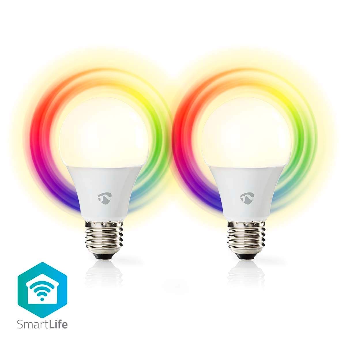 SmartLife Full Färg Glödlampa Wi-Fi E27 806 lm 9 W RGB / Varm till cool vit 2700 - 6500 K Android™ / IOS Glödlam | Sport & Fritid - Friluftsliv & Camping - Belysning | Pryloteket
