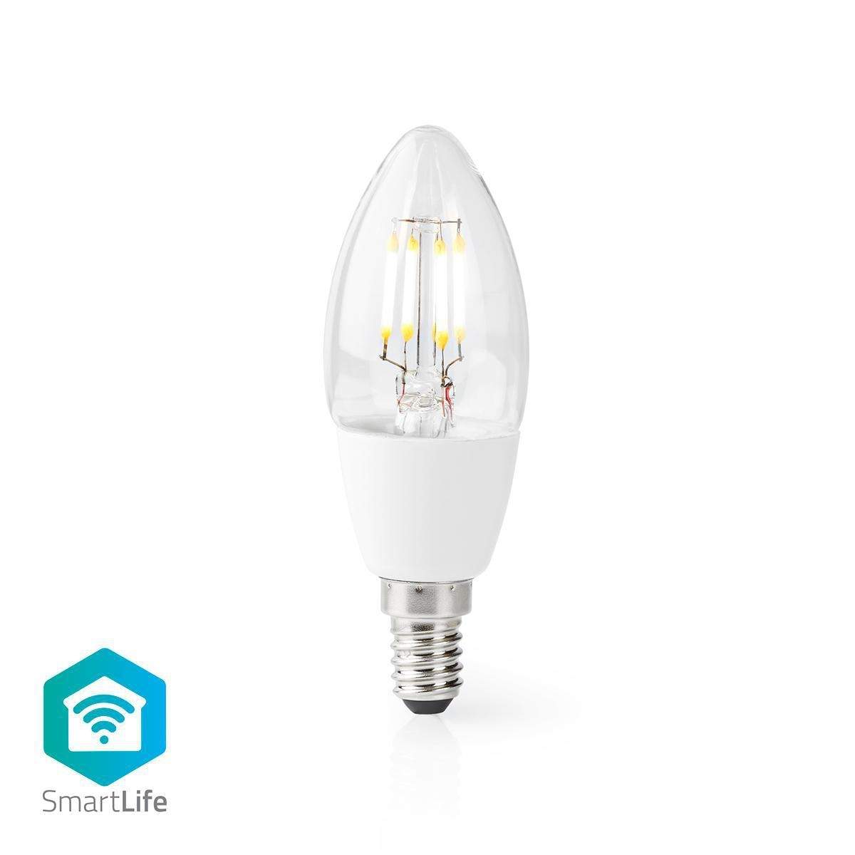 SmartLife LED vintage lampa Wi-Fi E14 400 lm 5 W Varm Vit 2700 K Glas Android™ / IOS Ljus 1 st. | Sport & Fritid - Friluftsliv & Camping - Belysning | Pryloteket