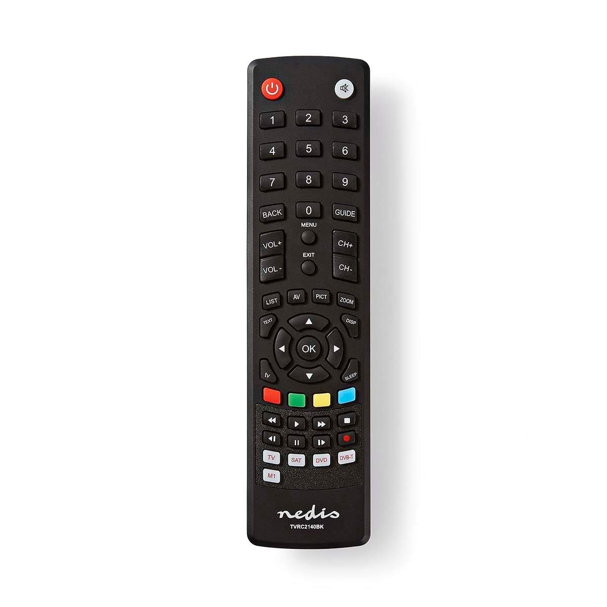 Universal fjernbetjening | Forprogrammeret | 4 Enheder | Amazon Prime / Disney + Button / Hukommelses knapper / Netflix-knap / T